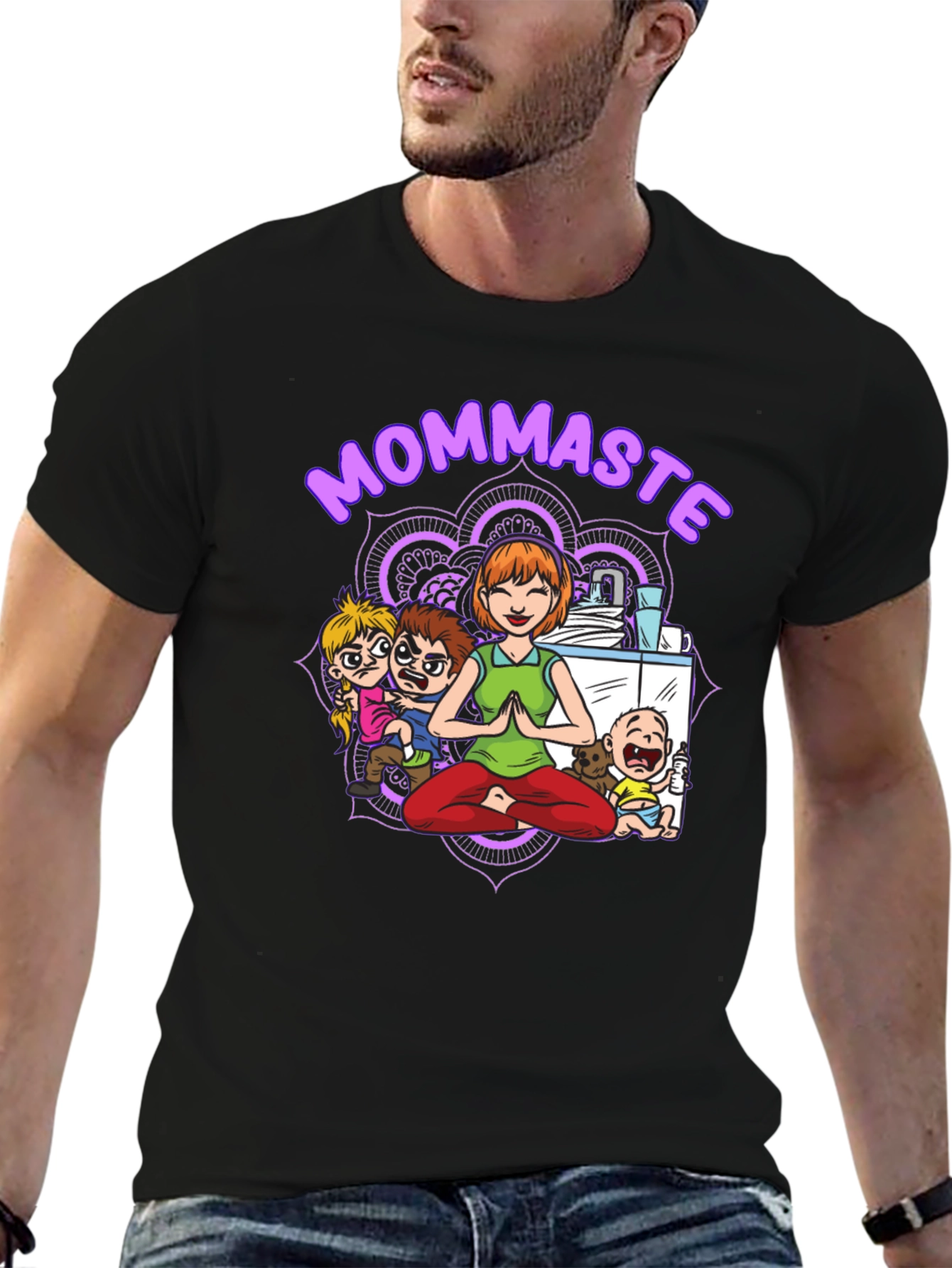 Mommaste Funny Yoga T-Shirt