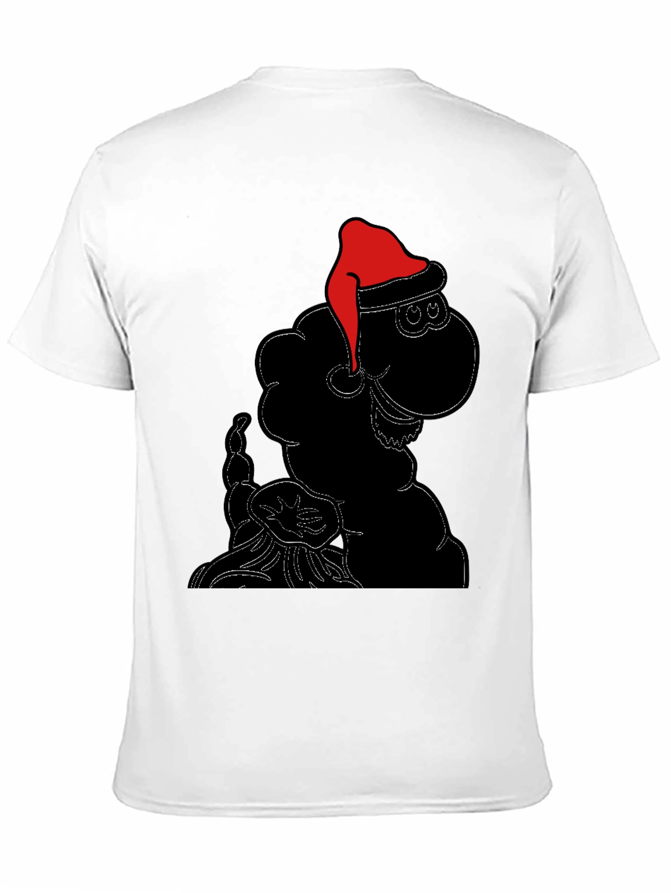 Festive Sheep Tee: Santa Hat Holiday Style
