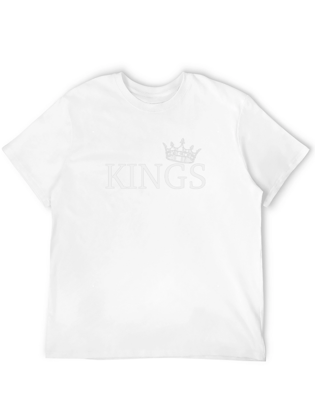 Kings Crown Graphic Tee - Black Cotton T-Shirt