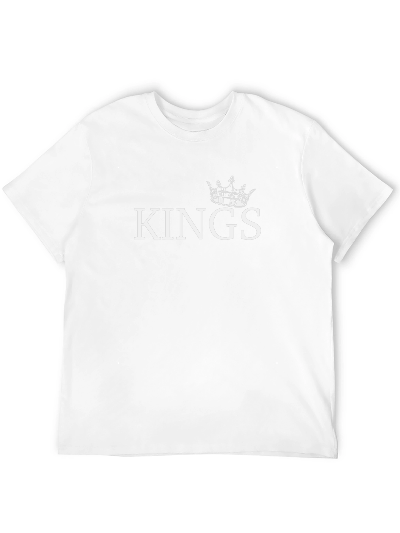 Kings Crown Graphic Tee - Black Cotton T-Shirt