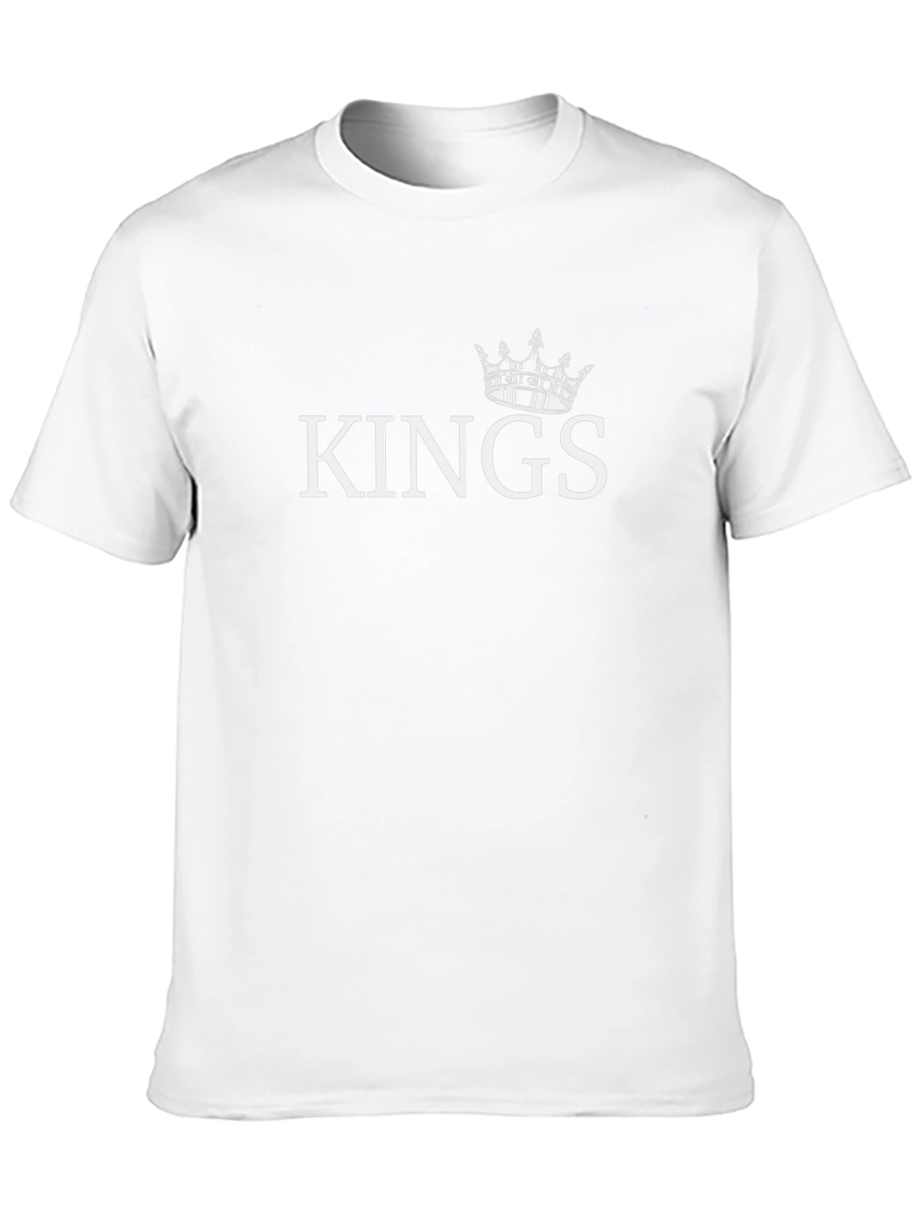 Kings Crown Graphic Tee - Black Cotton T-Shirt
