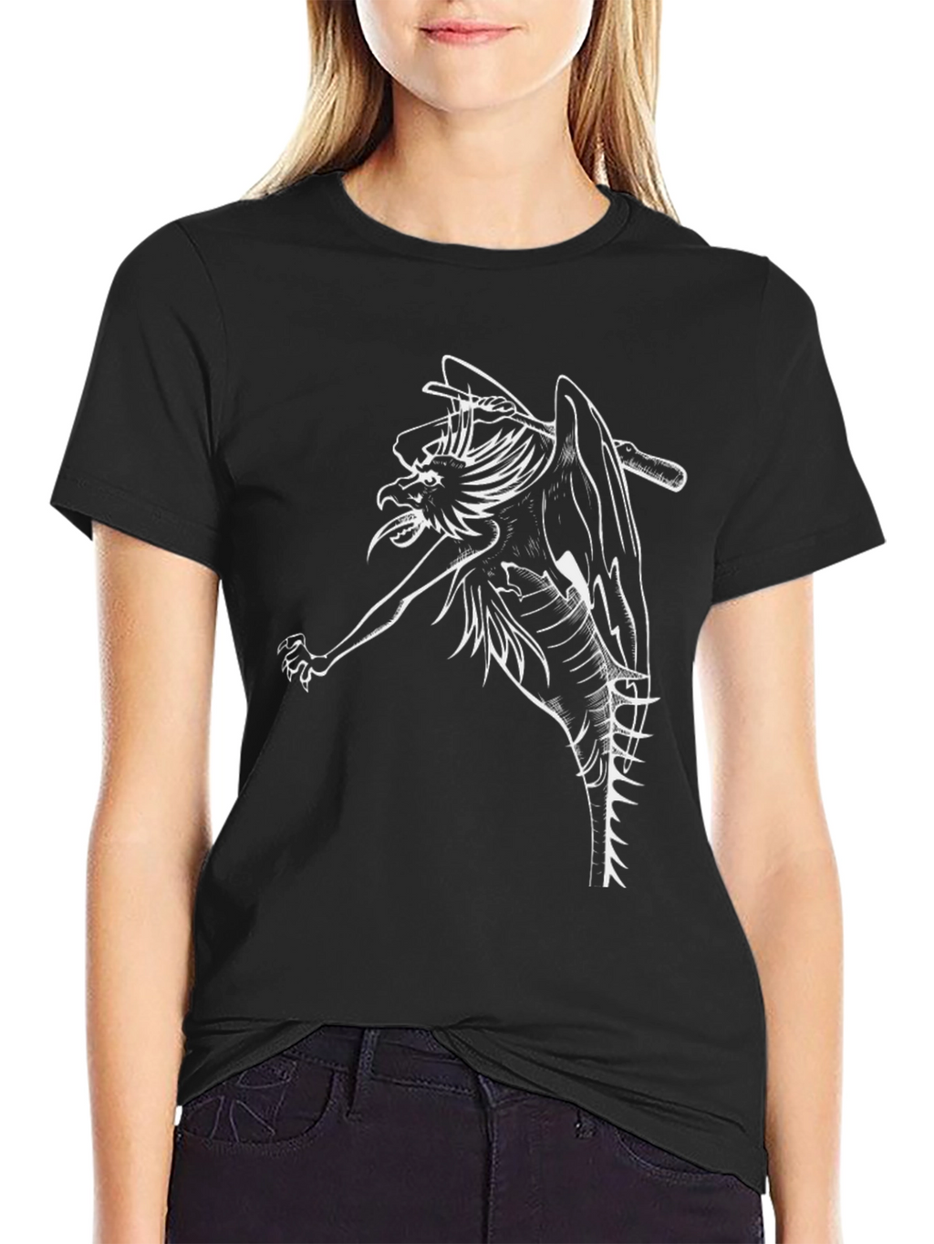 Gargoyle Graphic Tee - Mens Black T-Shirt