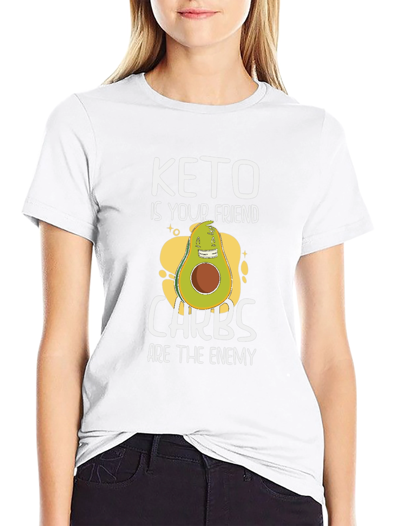 Keto Friendly T-Shirt: Carbs Are The Enemy!