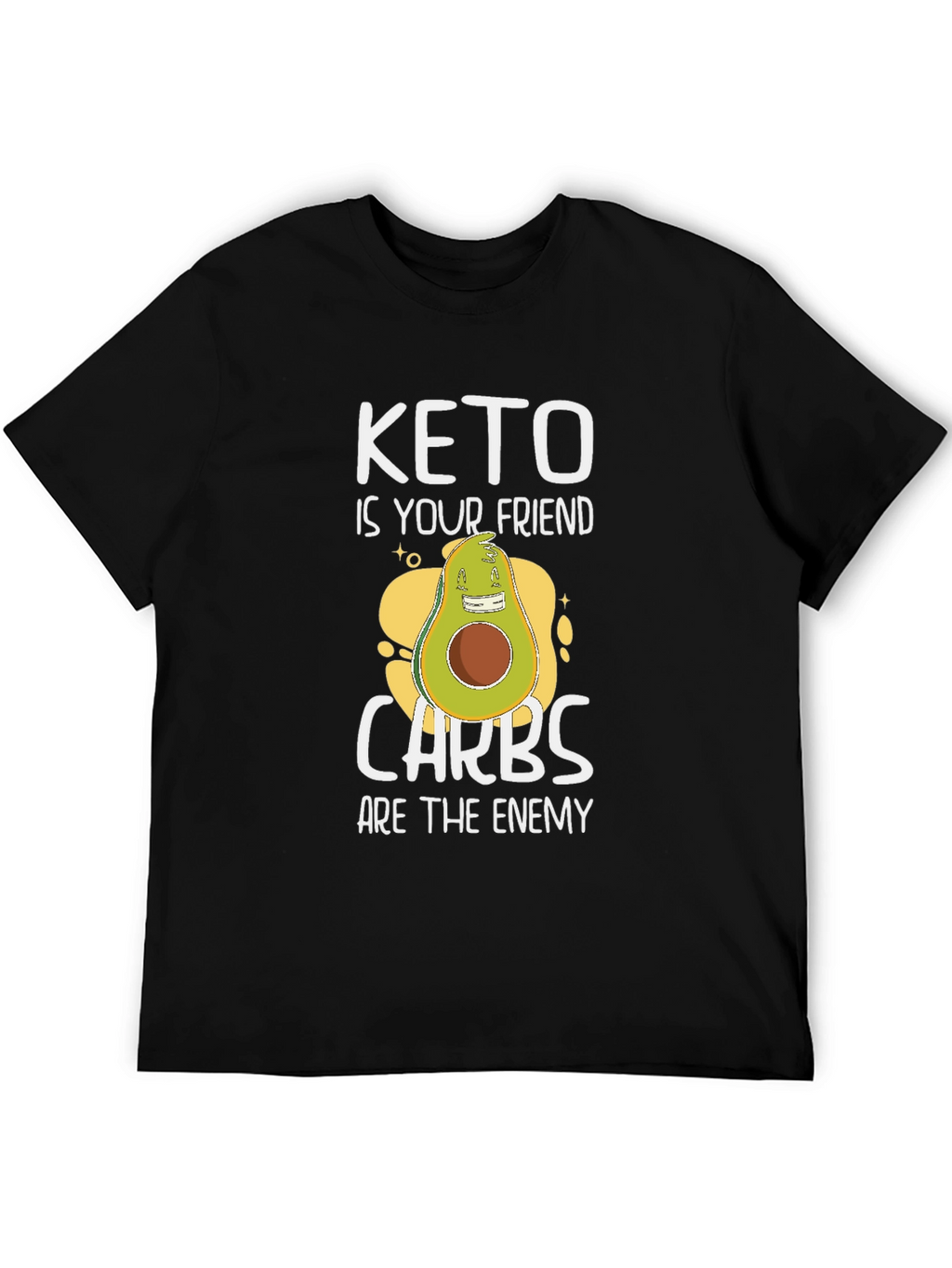 Keto Friendly T-Shirt: Carbs Are The Enemy!