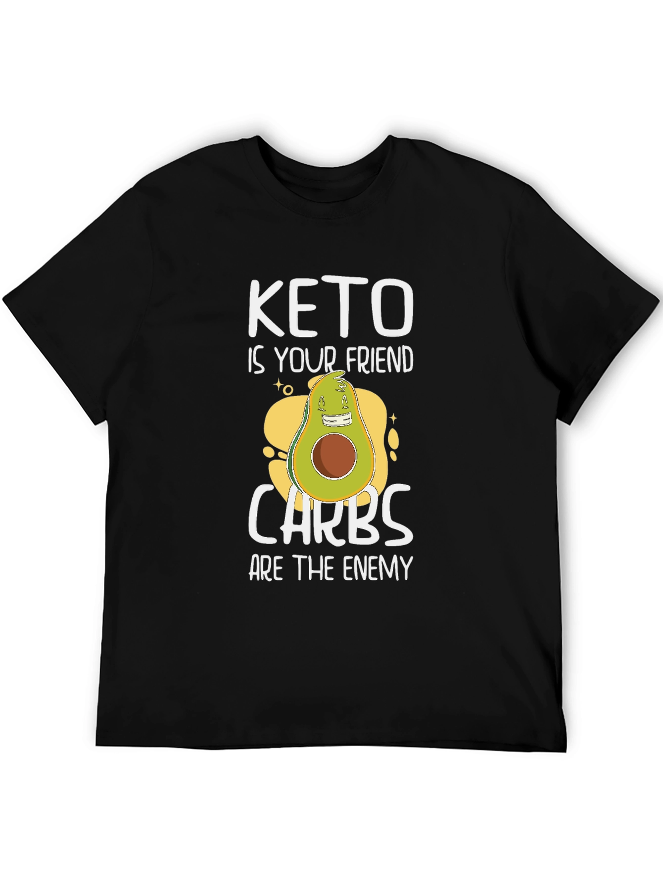 Keto Friendly T-Shirt: Carbs Are The Enemy!