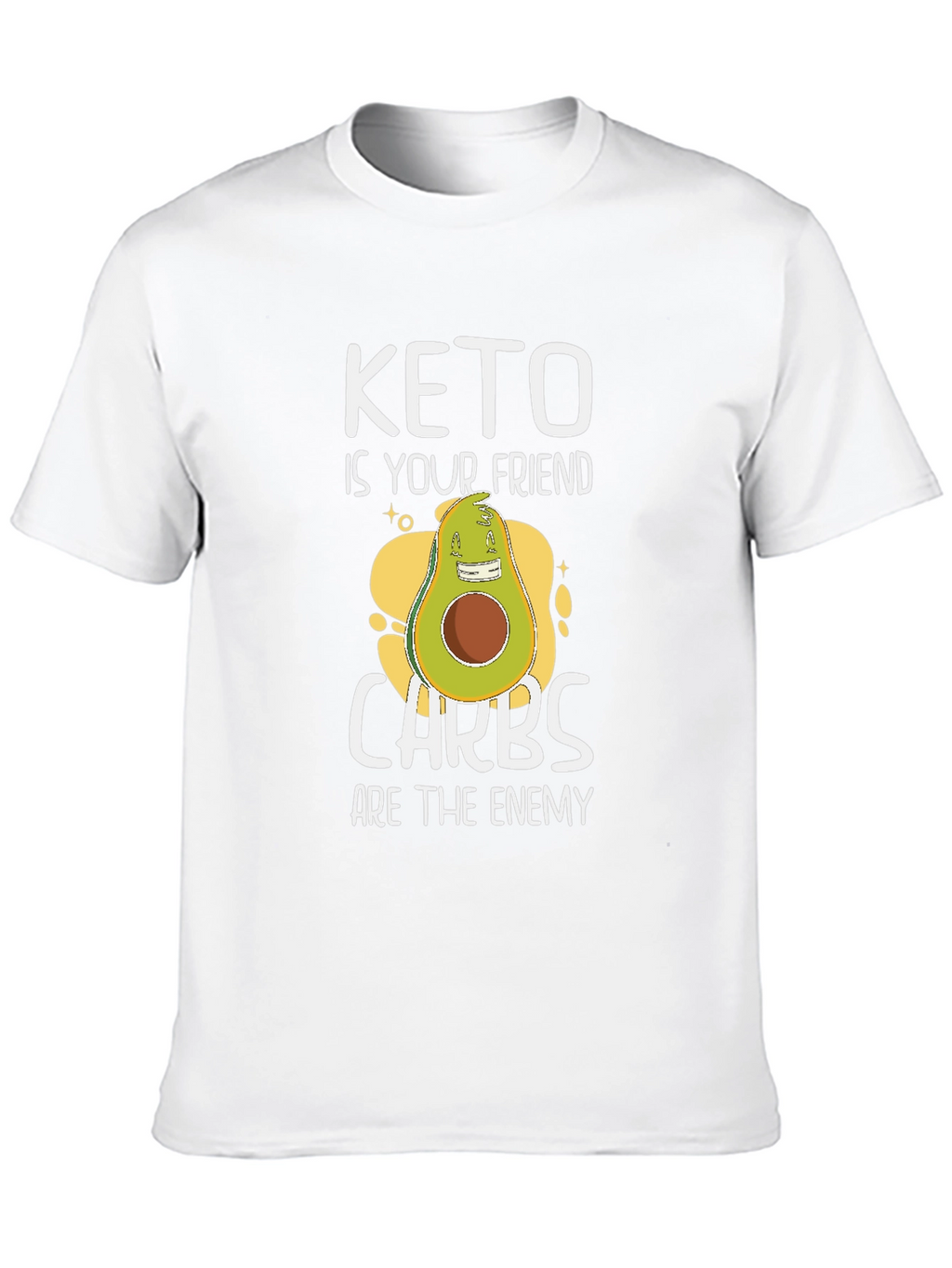 Keto Friendly T-Shirt: Carbs Are The Enemy!