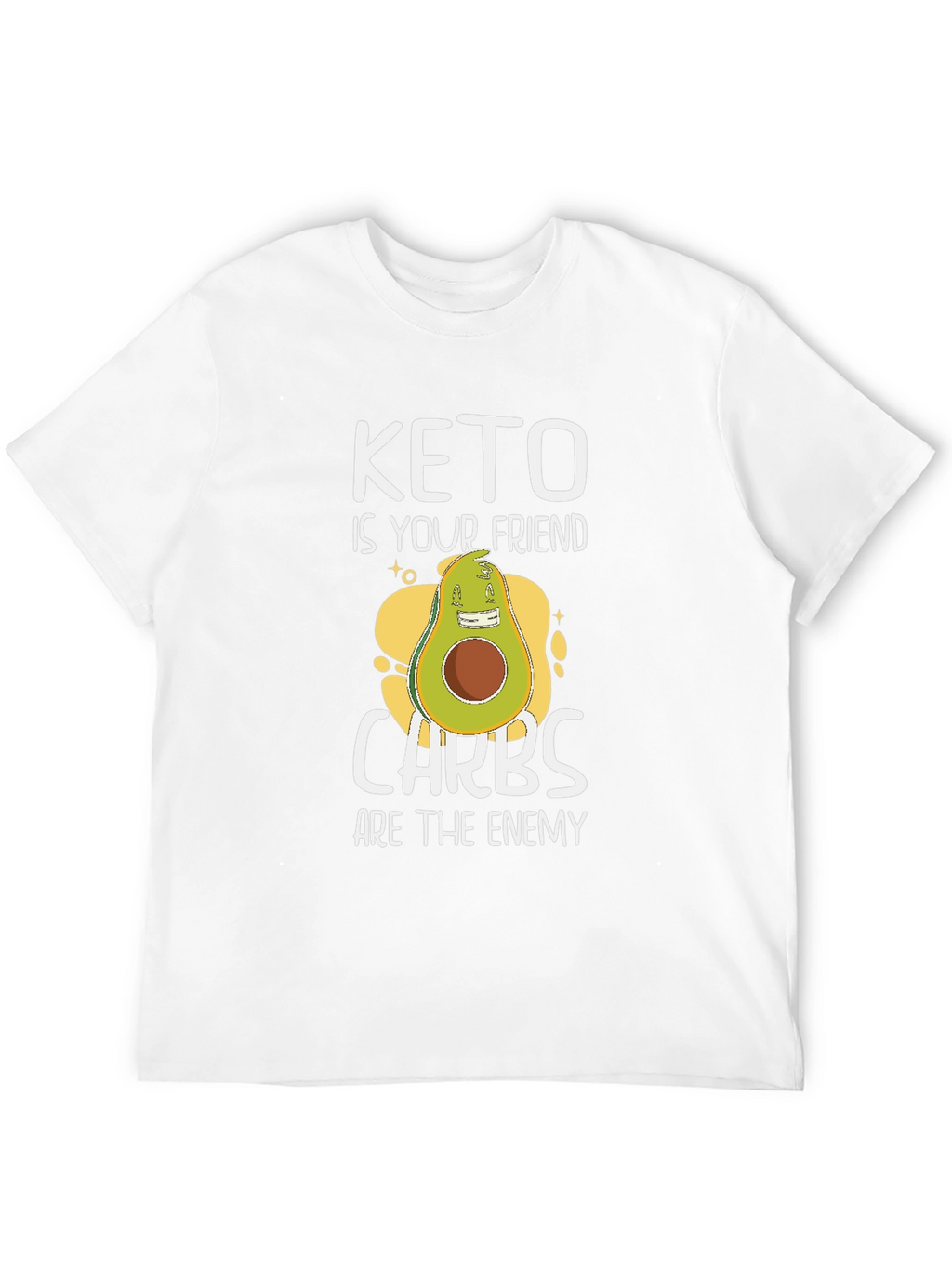 Keto Friendly T-Shirt: Carbs Are The Enemy!