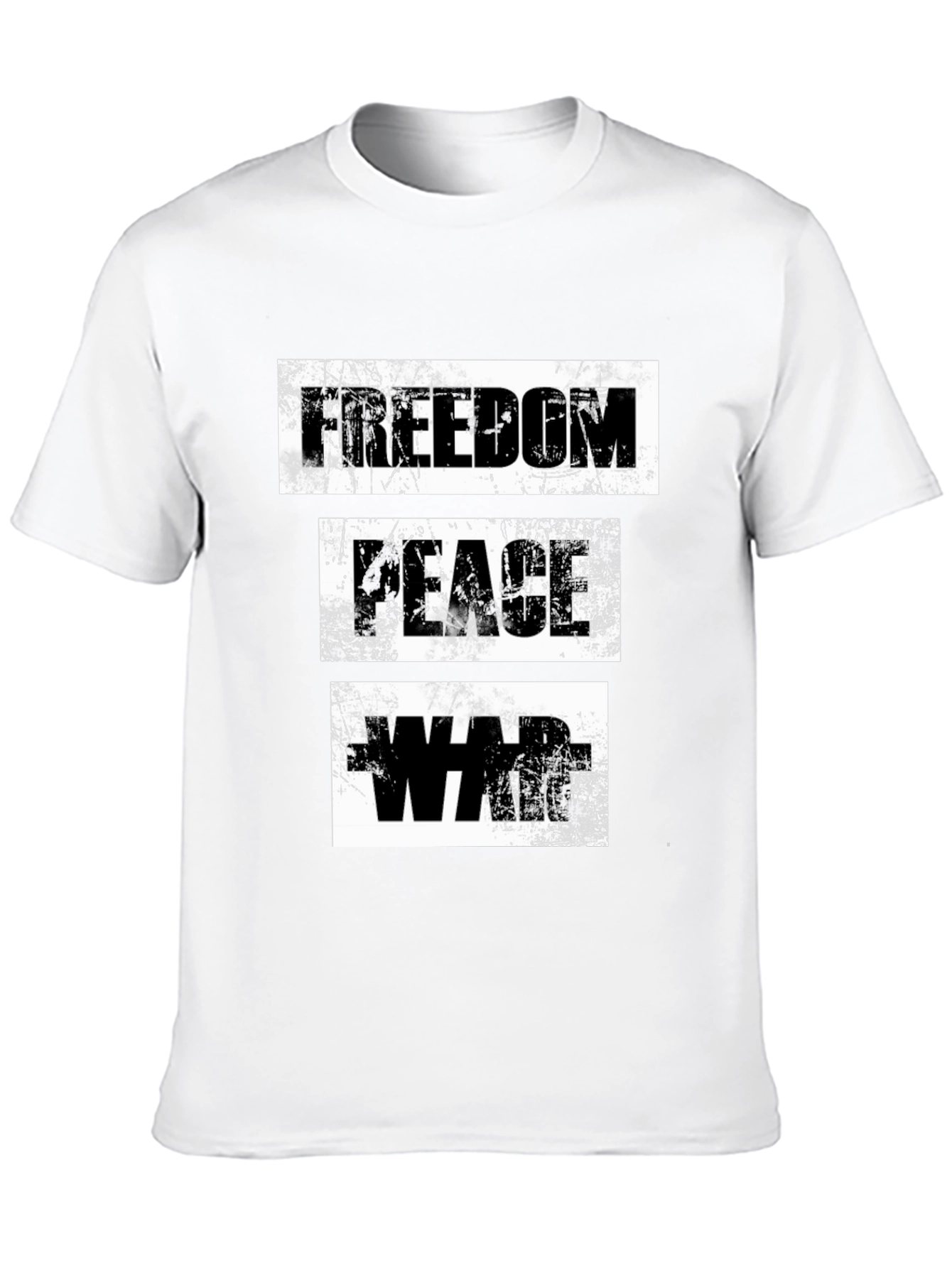 Freedom Peace War Graphic T-Shirt