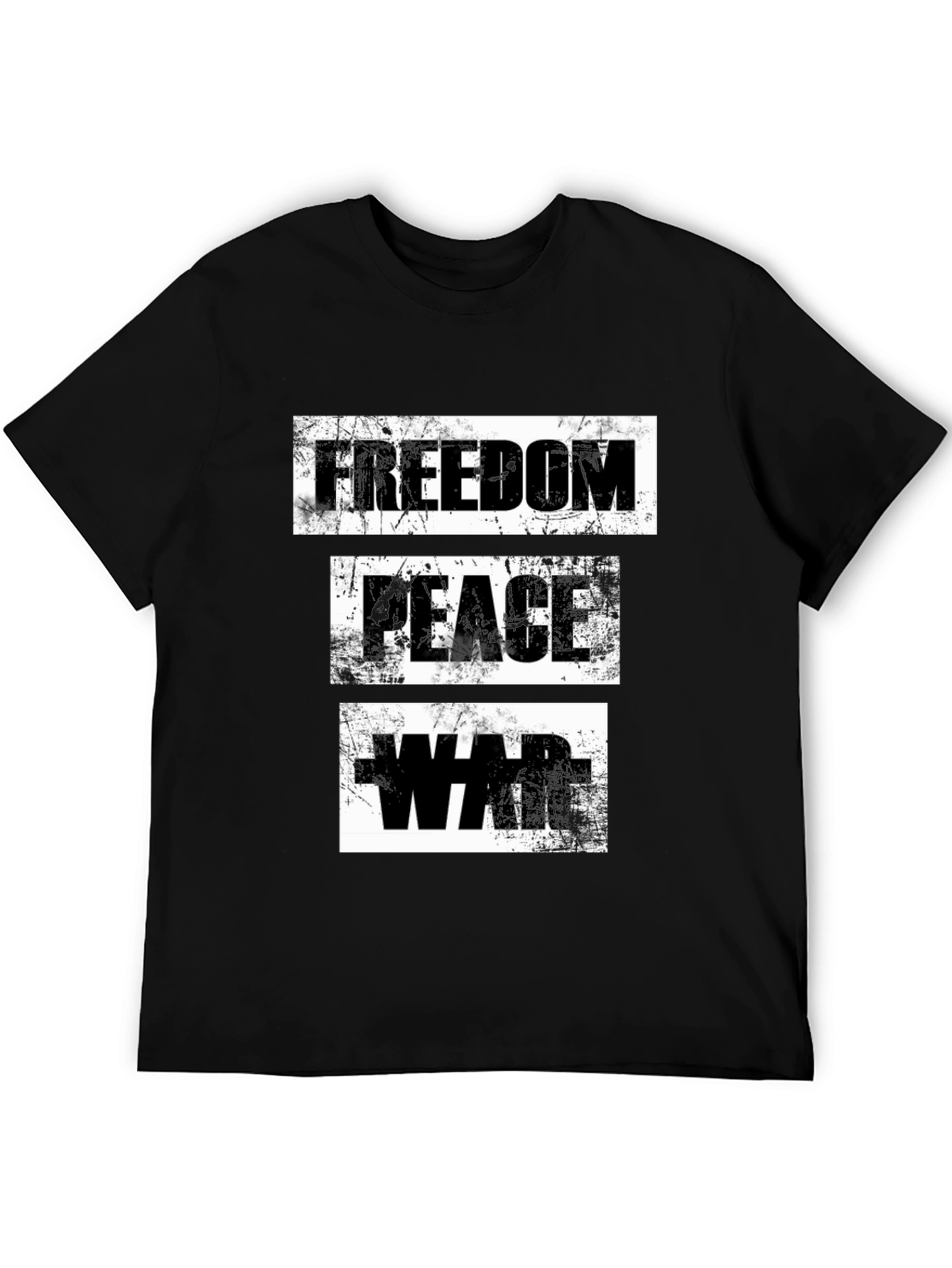 Freedom Peace War Graphic T-Shirt