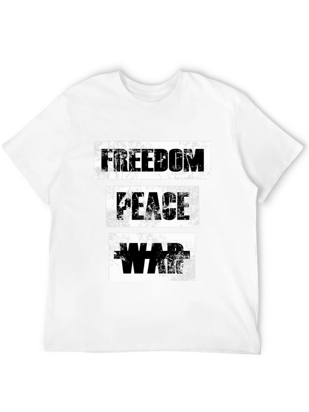 Freedom Peace War Graphic T-Shirt