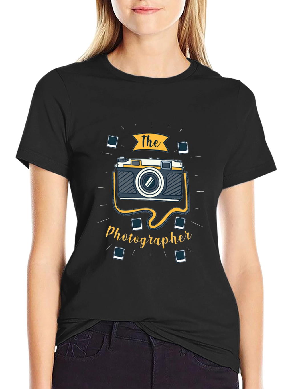 The Photographer Graphic T-Shirt - Black