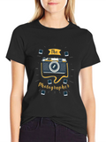 The Photographer Graphic T-Shirt - Black