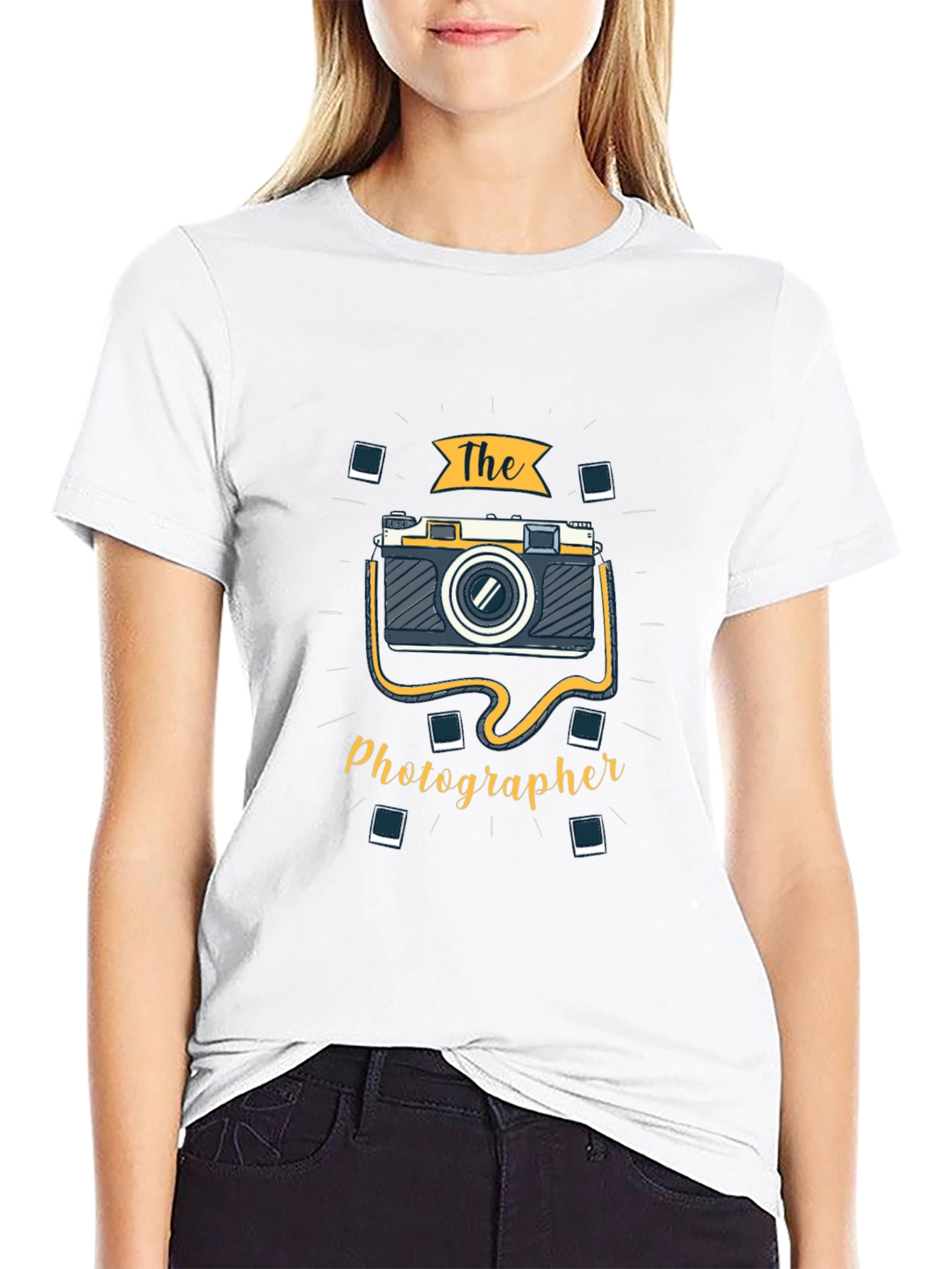 The Photographer Graphic T-Shirt - Black