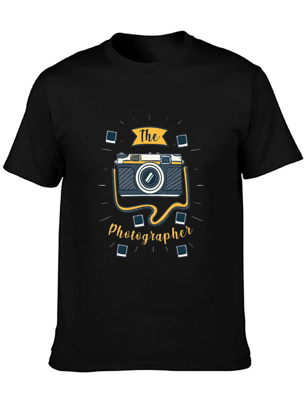 The Photographer Graphic T-Shirt - Black