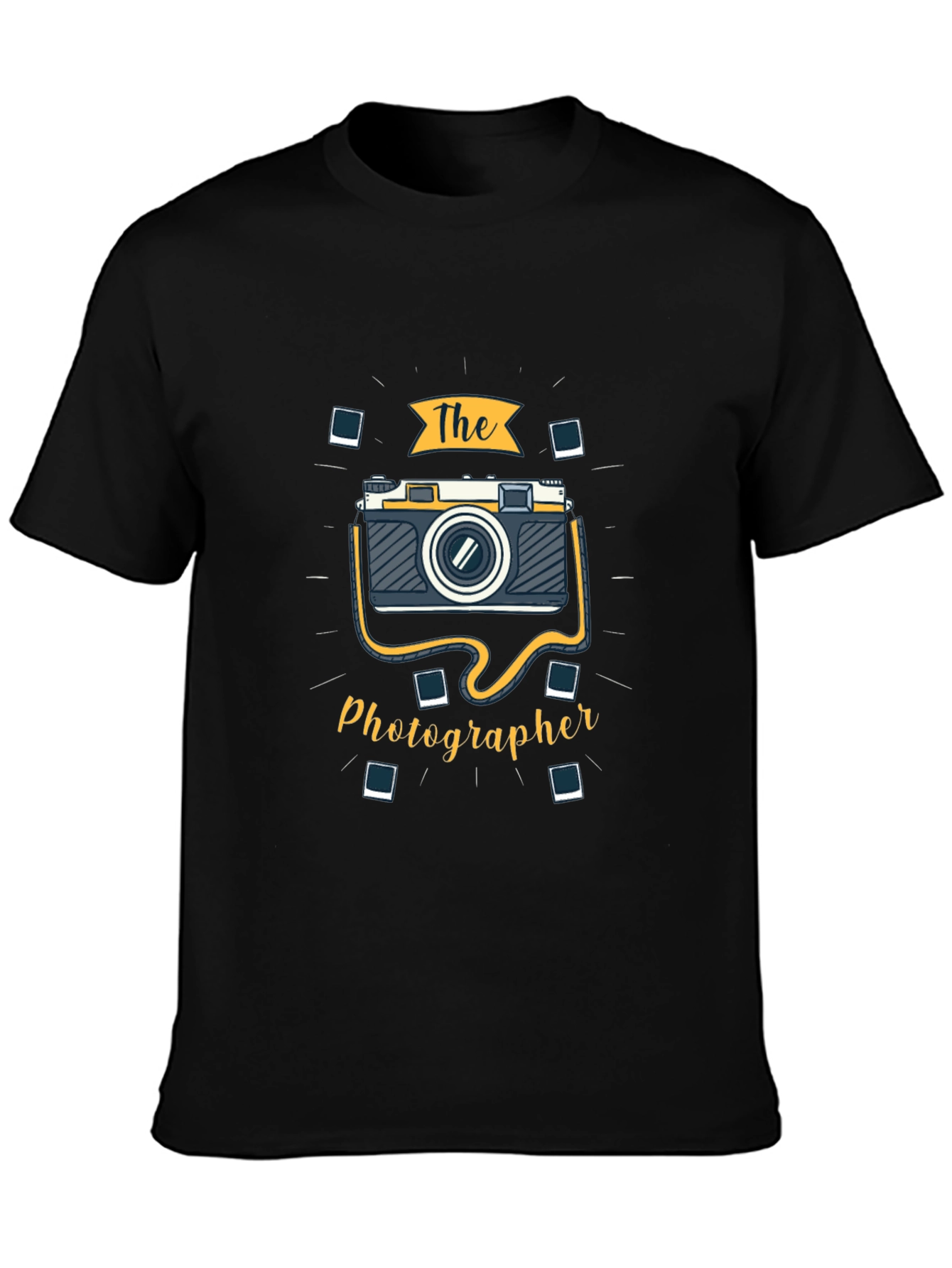 The Photographer Graphic T-Shirt - Black