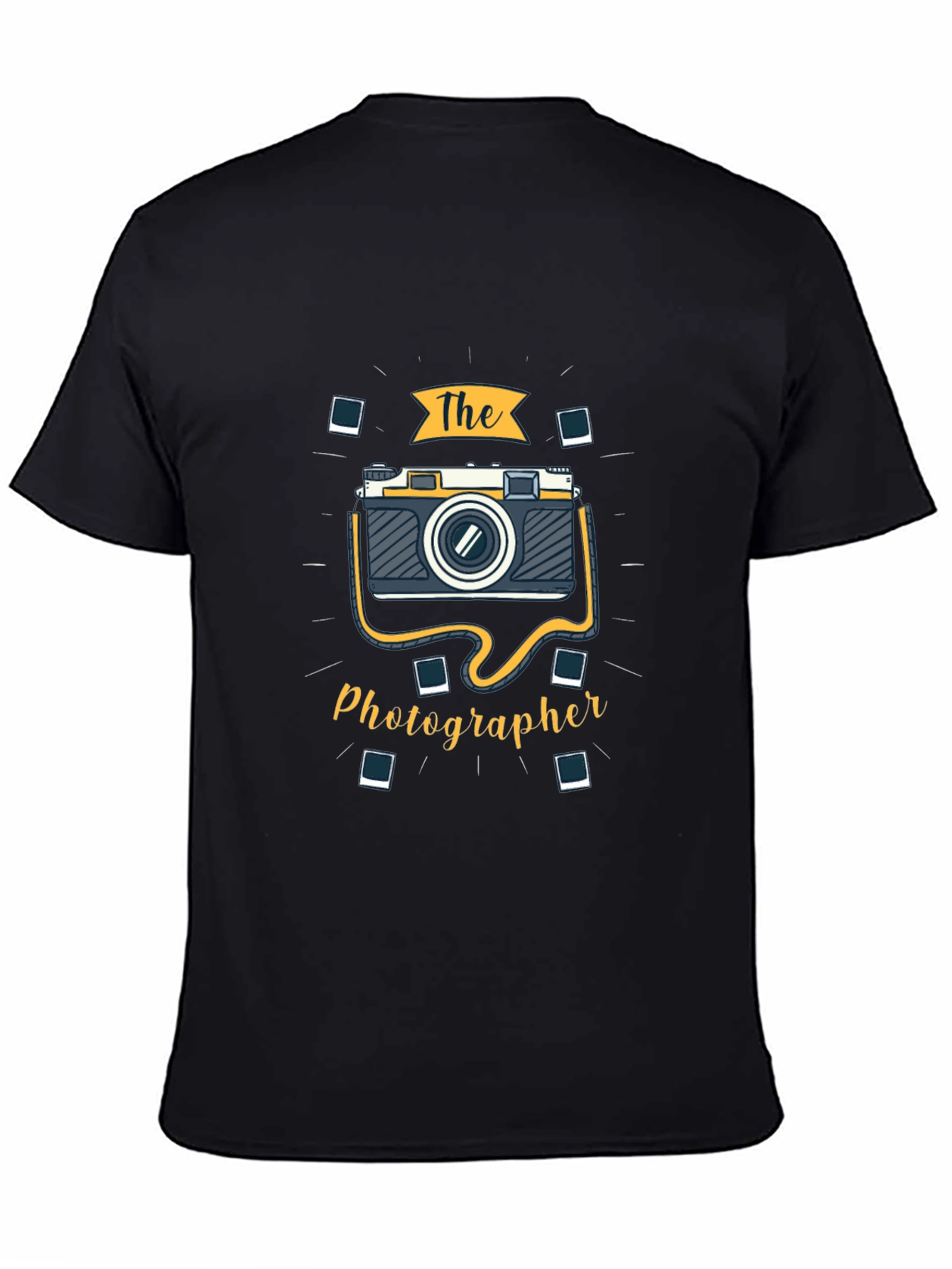 The Photographer Graphic T-Shirt - Black