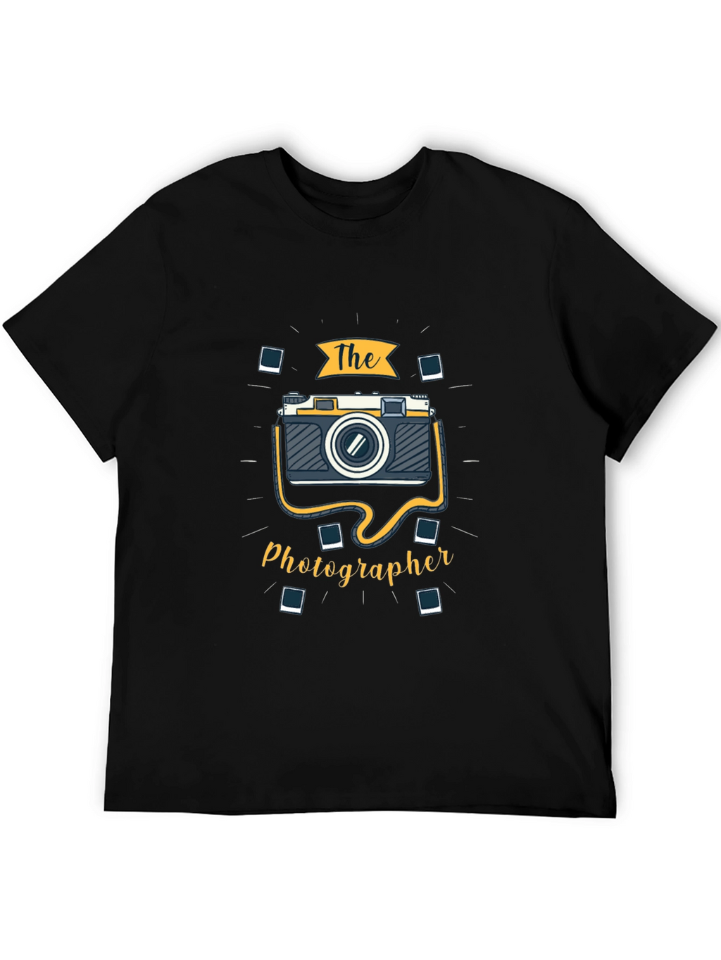 The Photographer Graphic T-Shirt - Black
