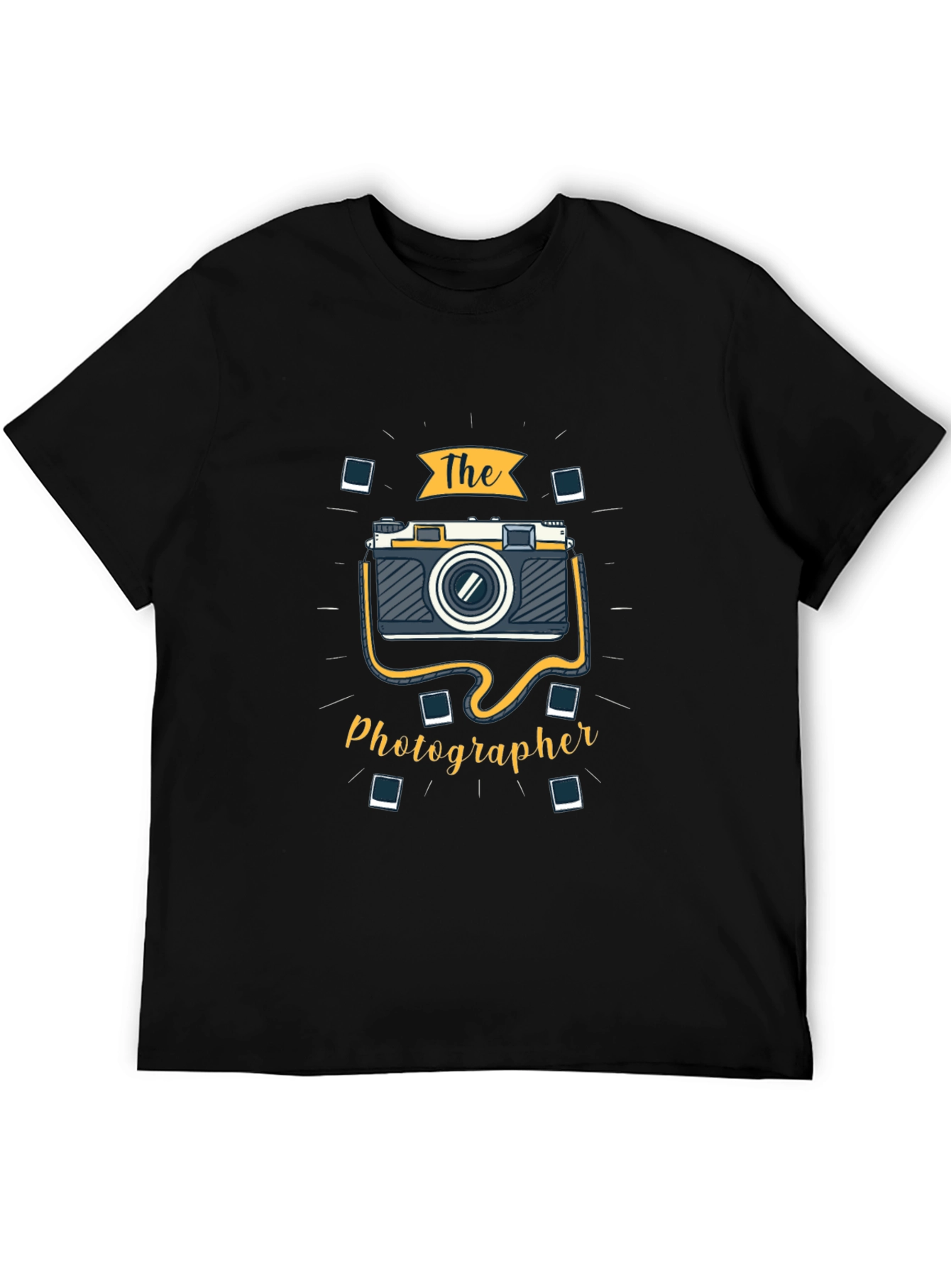 The Photographer Graphic T-Shirt - Black