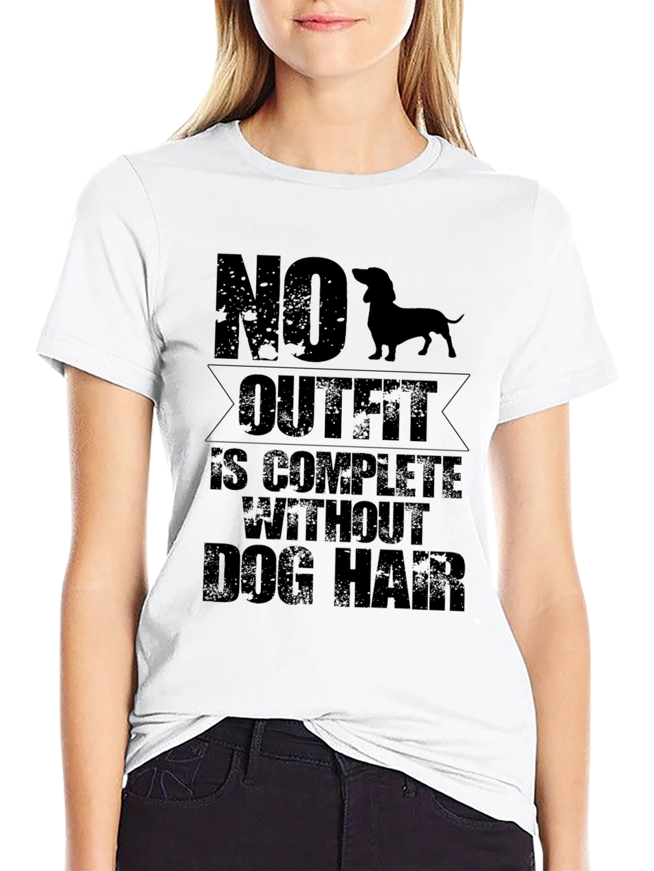 Dog Hair T-Shirt - Funny Pet Lover Tee