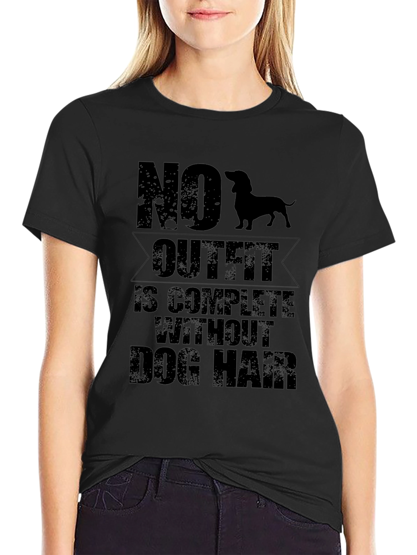 Dog Hair T-Shirt - Funny Pet Lover Tee