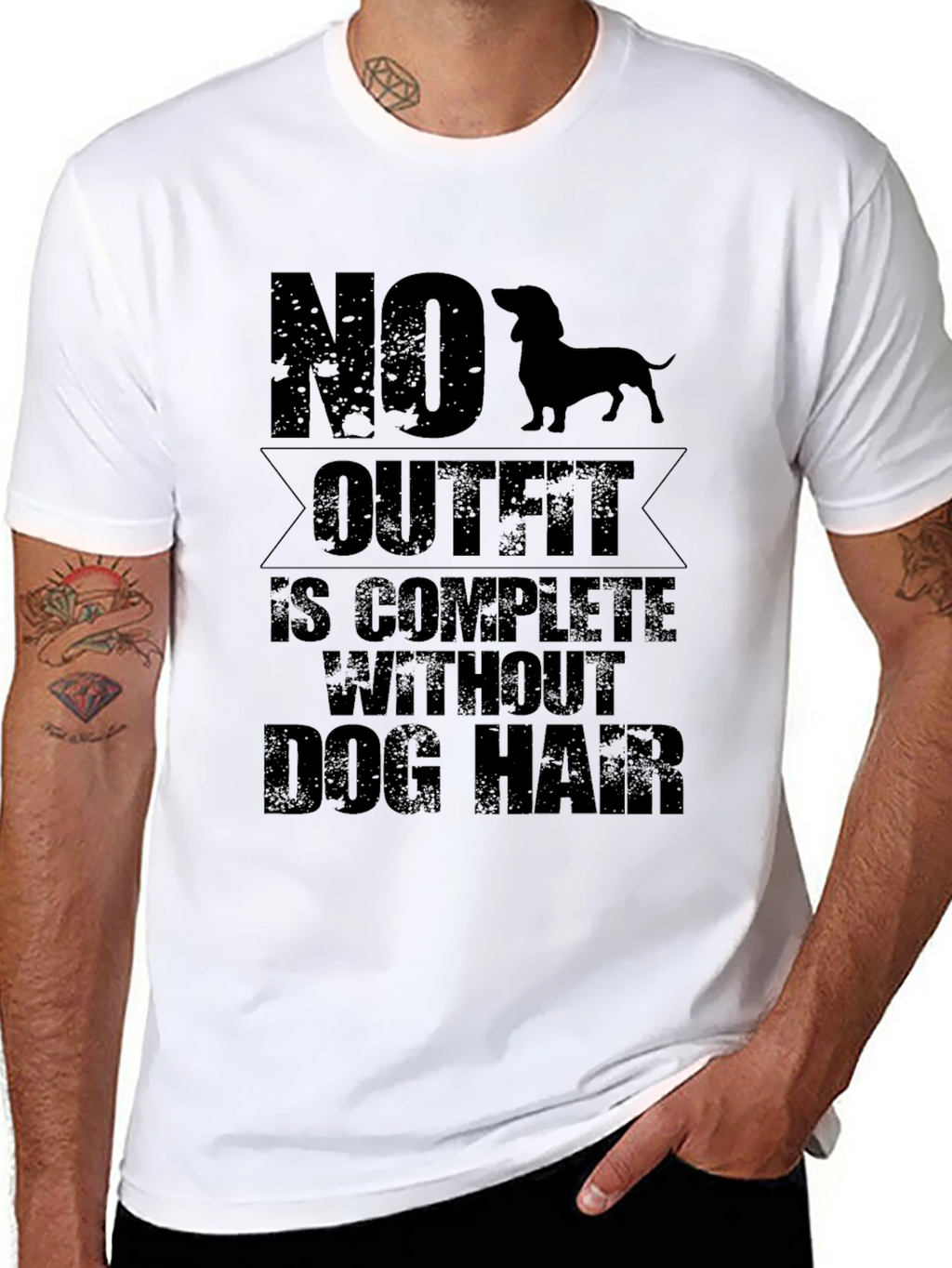 Dog Hair T-Shirt - Funny Pet Lover Tee