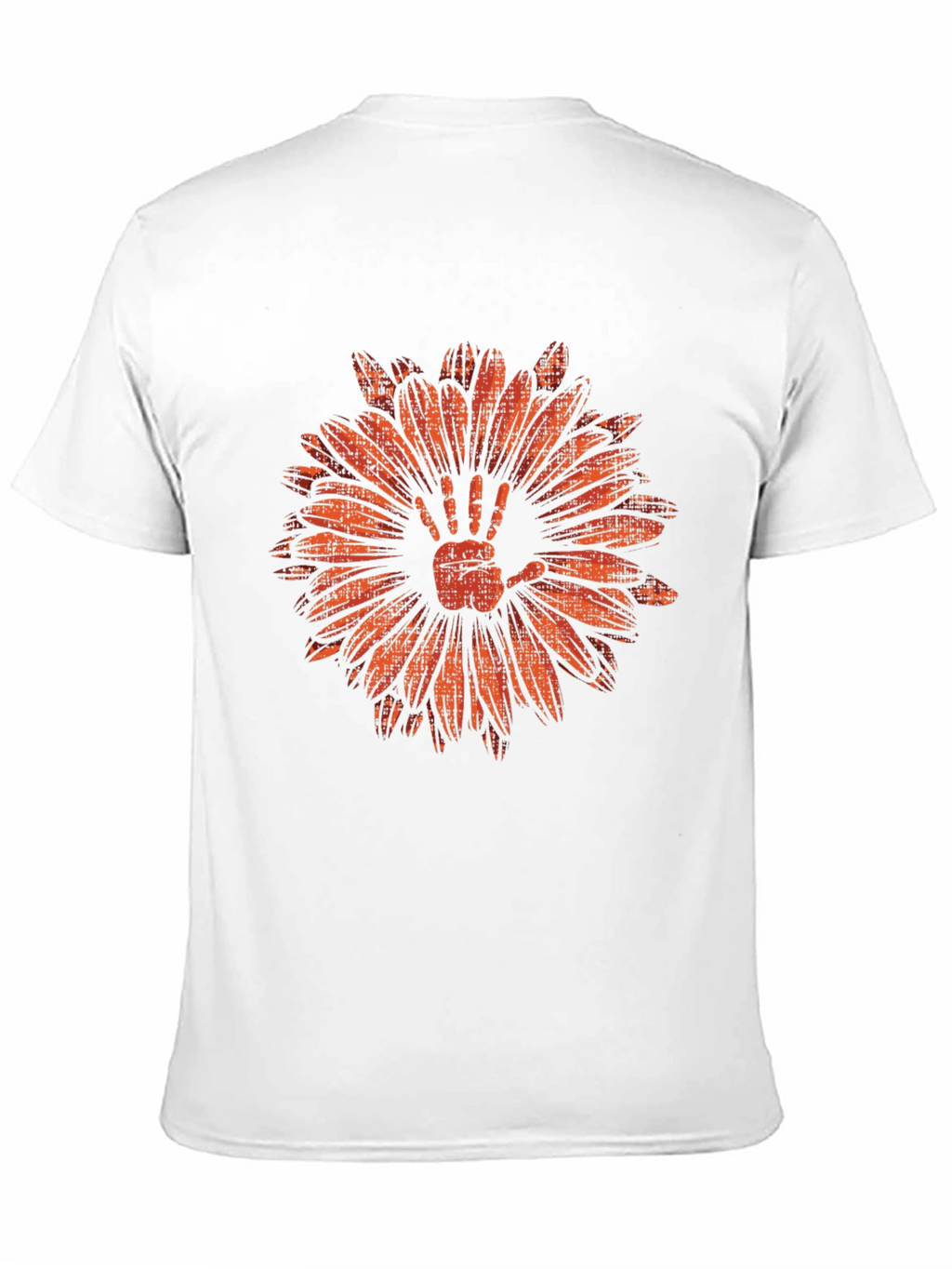 Hand Flower Graphic Tee - Mens Black T-Shirt