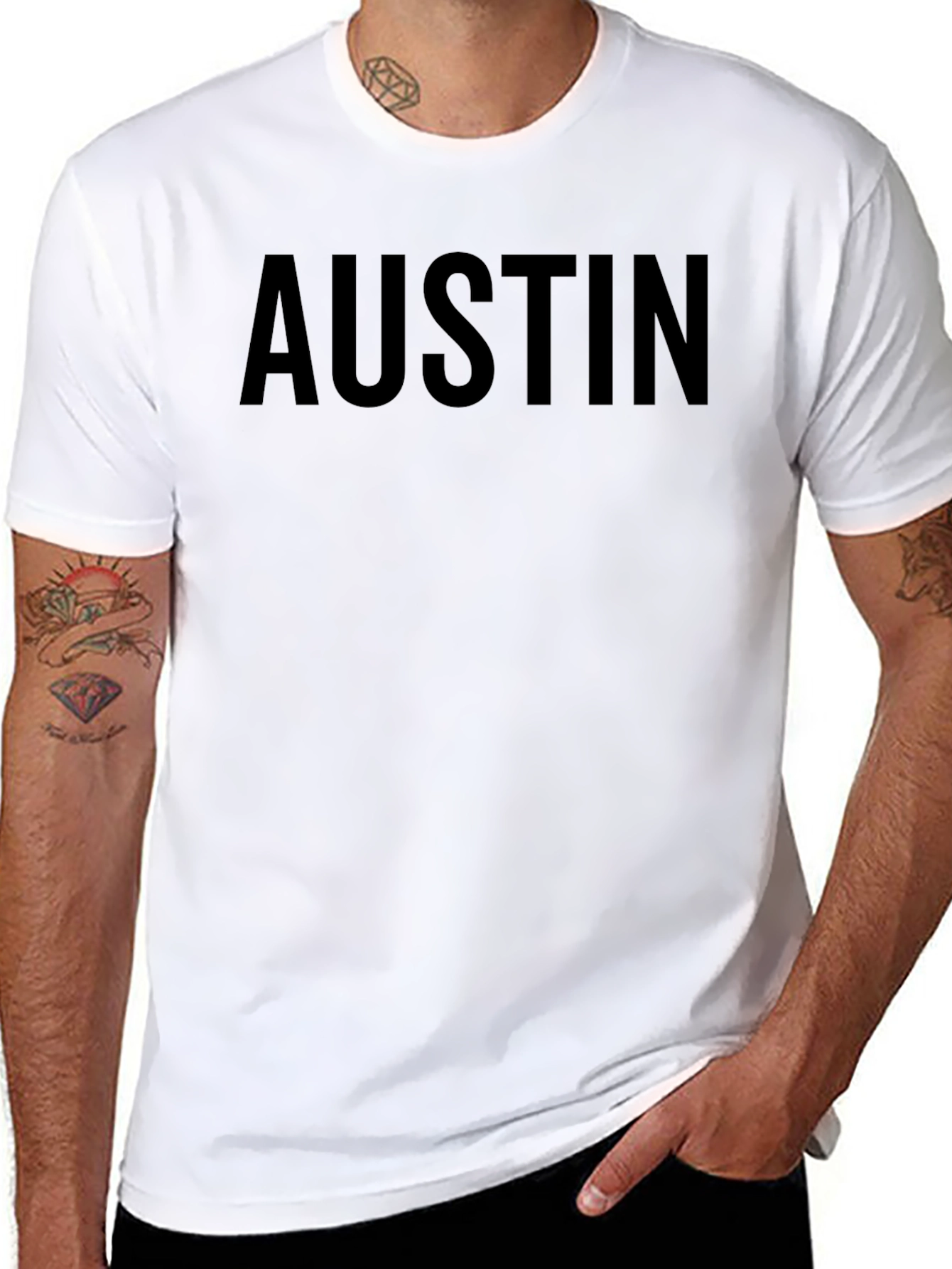 Austin Black Graphic Tee - Bold City Pride