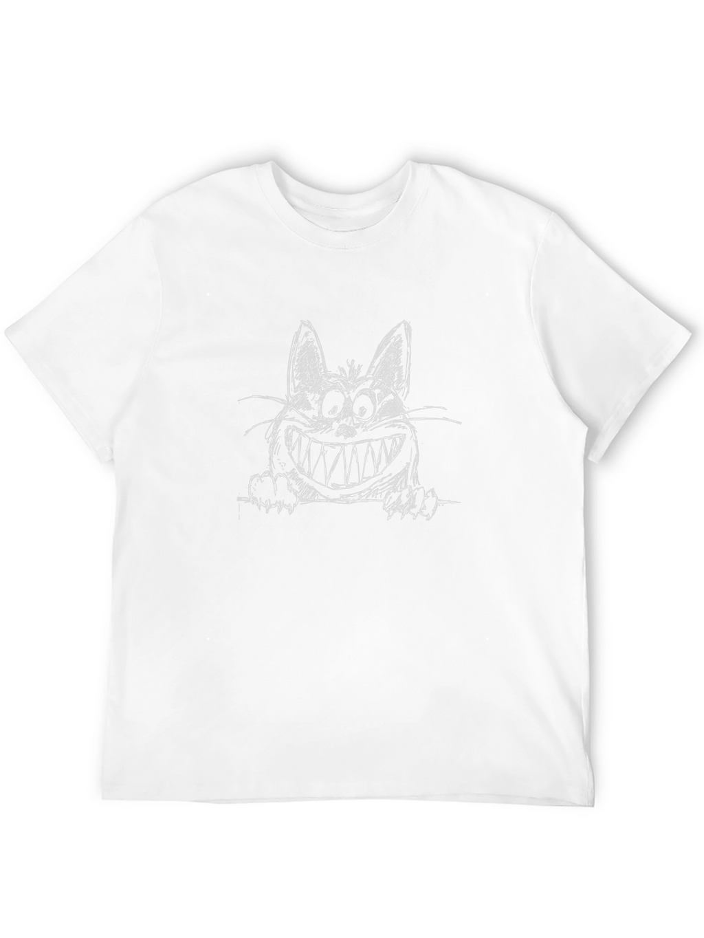 Grinning Cheshire Cat T-Shirt - Whimsical Tee