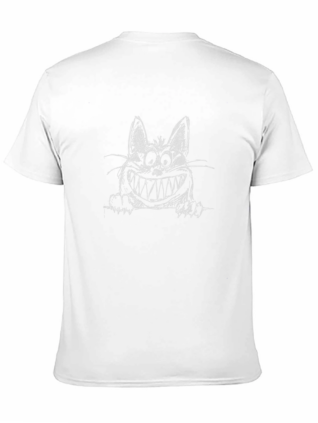 Grinning Cheshire Cat T-Shirt - Whimsical Tee