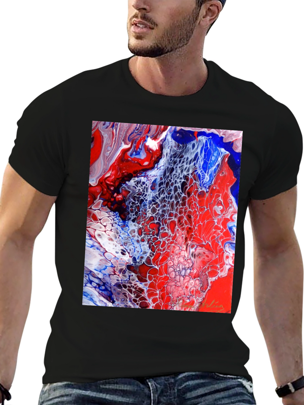 Abstract Art Print T-Shirt