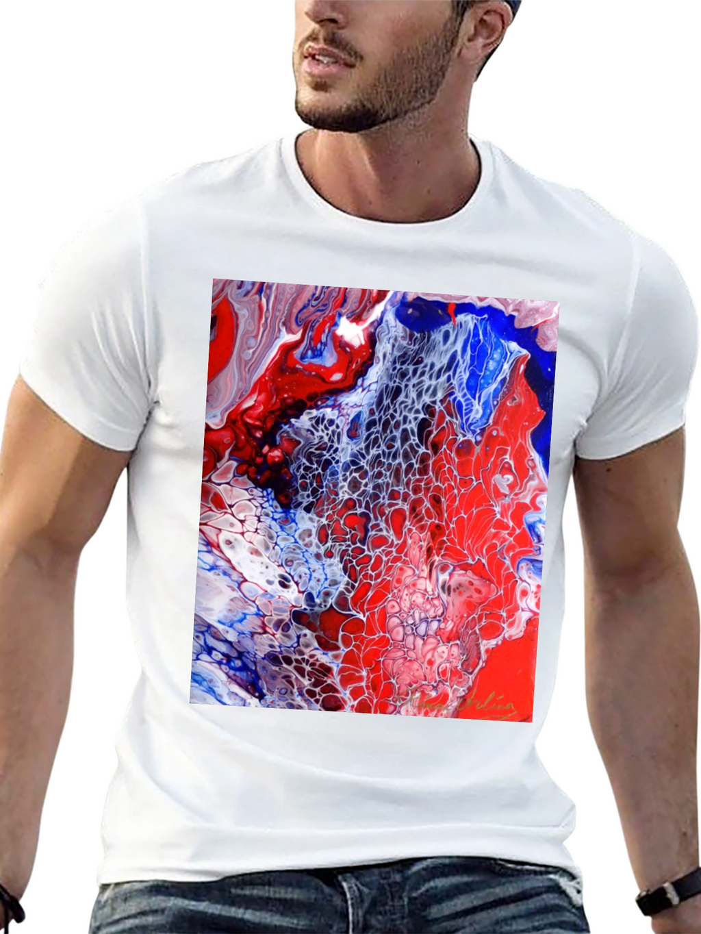 Abstract Art Print T-Shirt