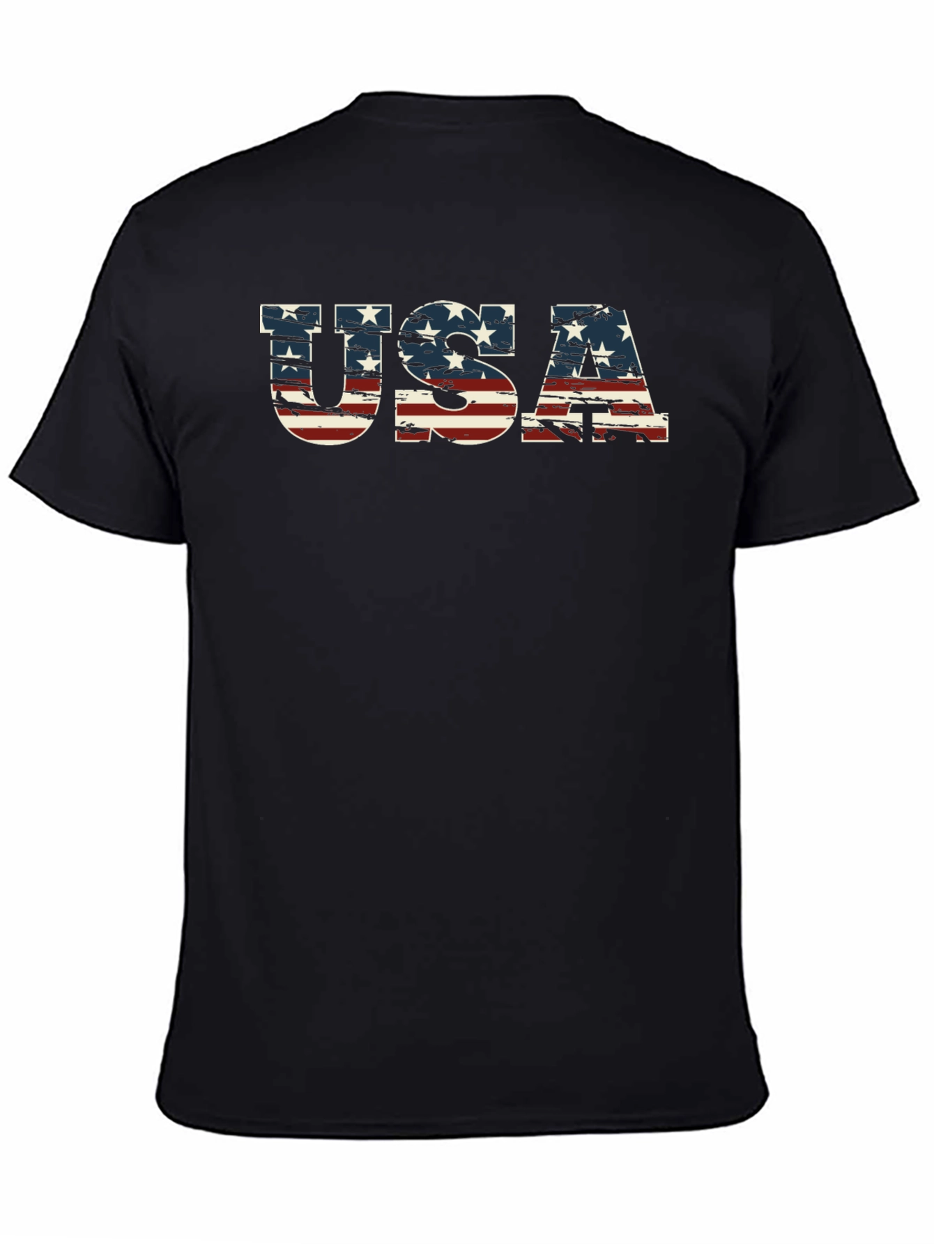USA Flag Graphic Tee - Patriotic Pride