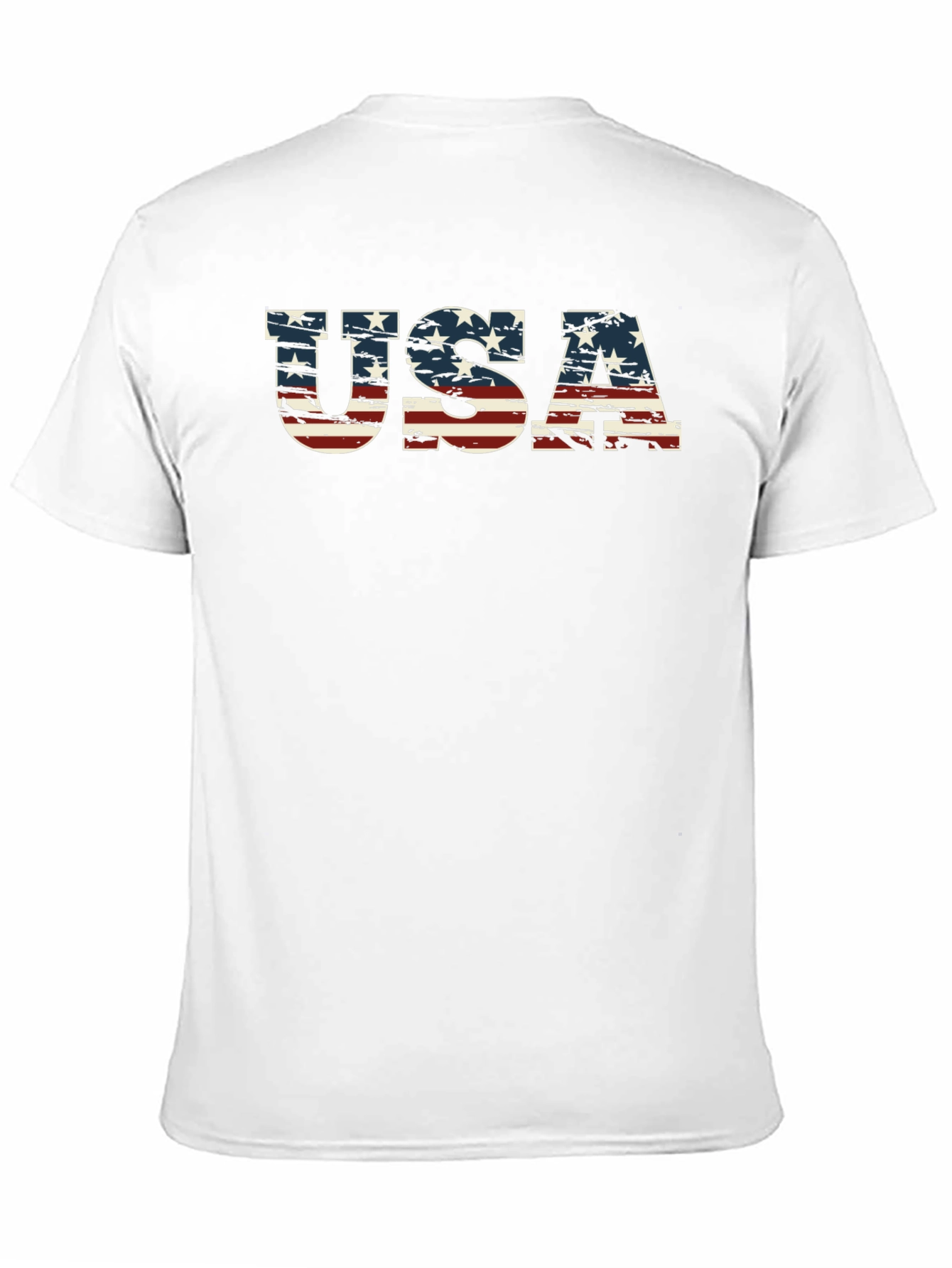 USA Flag Graphic Tee - Patriotic Pride