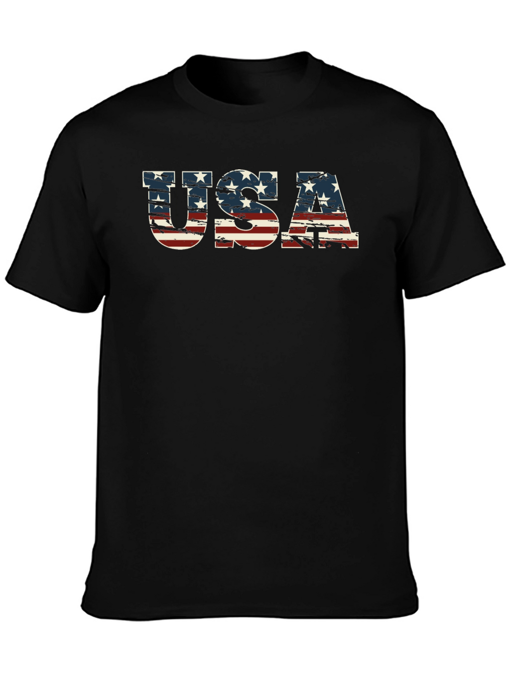 USA Flag Graphic Tee - Patriotic Pride