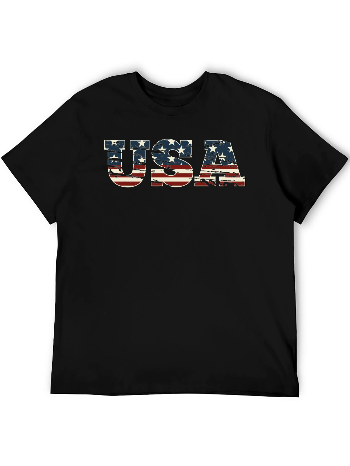 USA Flag Graphic Tee - Patriotic Pride