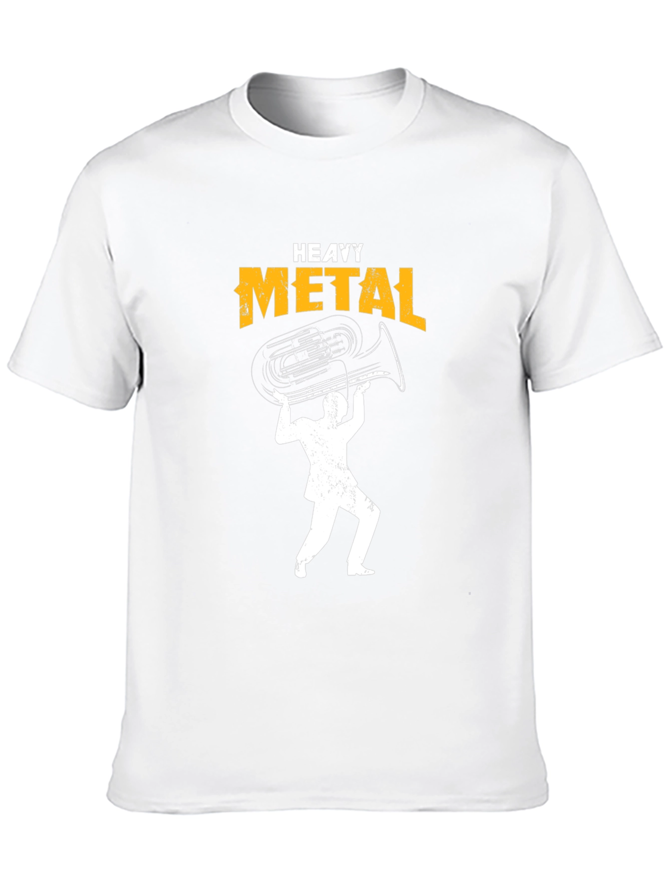 Heavy Metal Tuba Black Graphic Tee