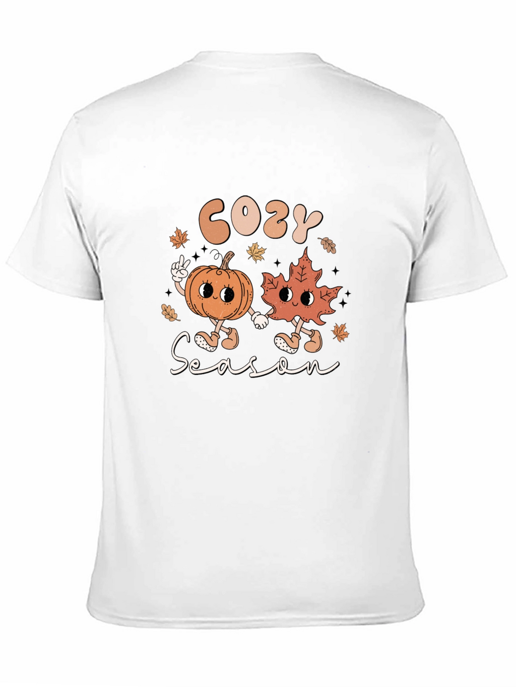 Cozy Season Graphic T-Shirt - Fall Themed Tee