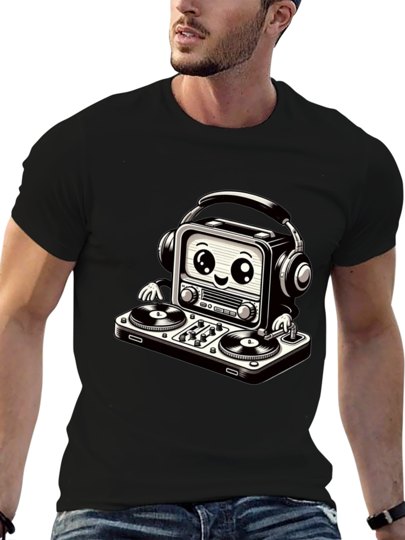 DJ Radio T-Shirt - Cool Graphic Tee