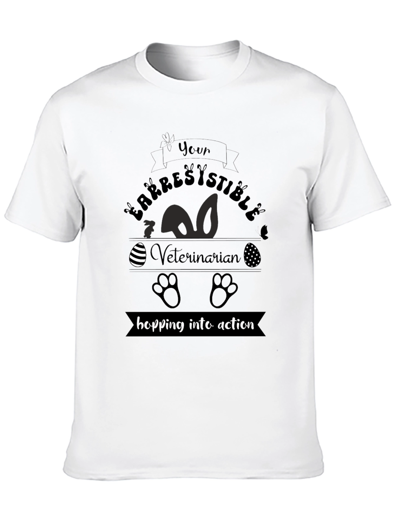 Irresistible Veterinarian Easter T-Shirt