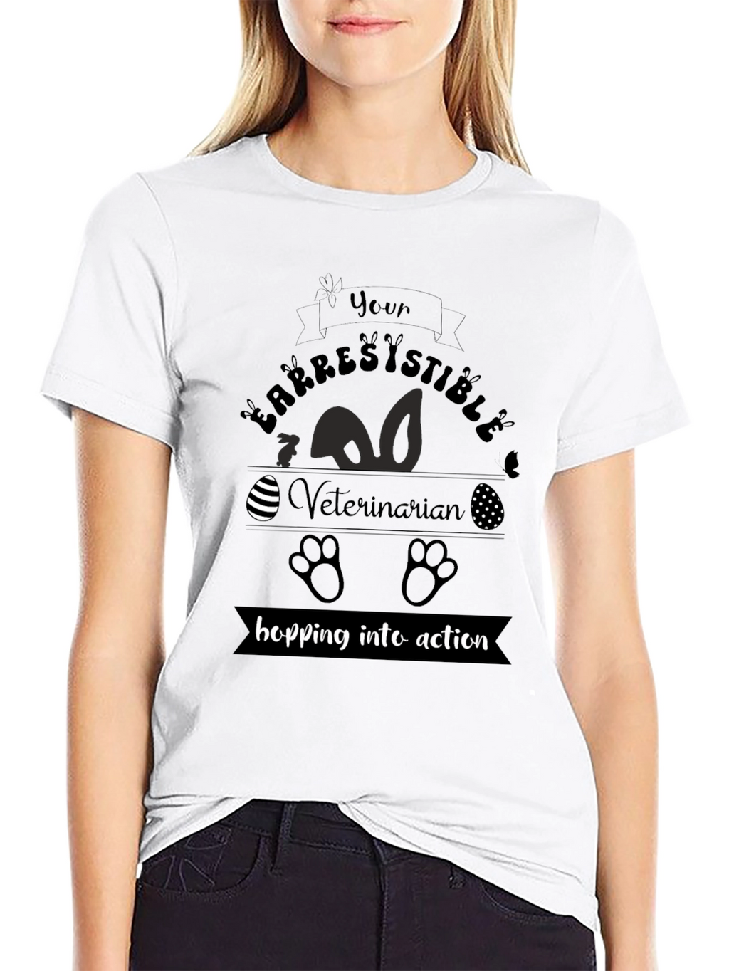 Irresistible Veterinarian Easter T-Shirt