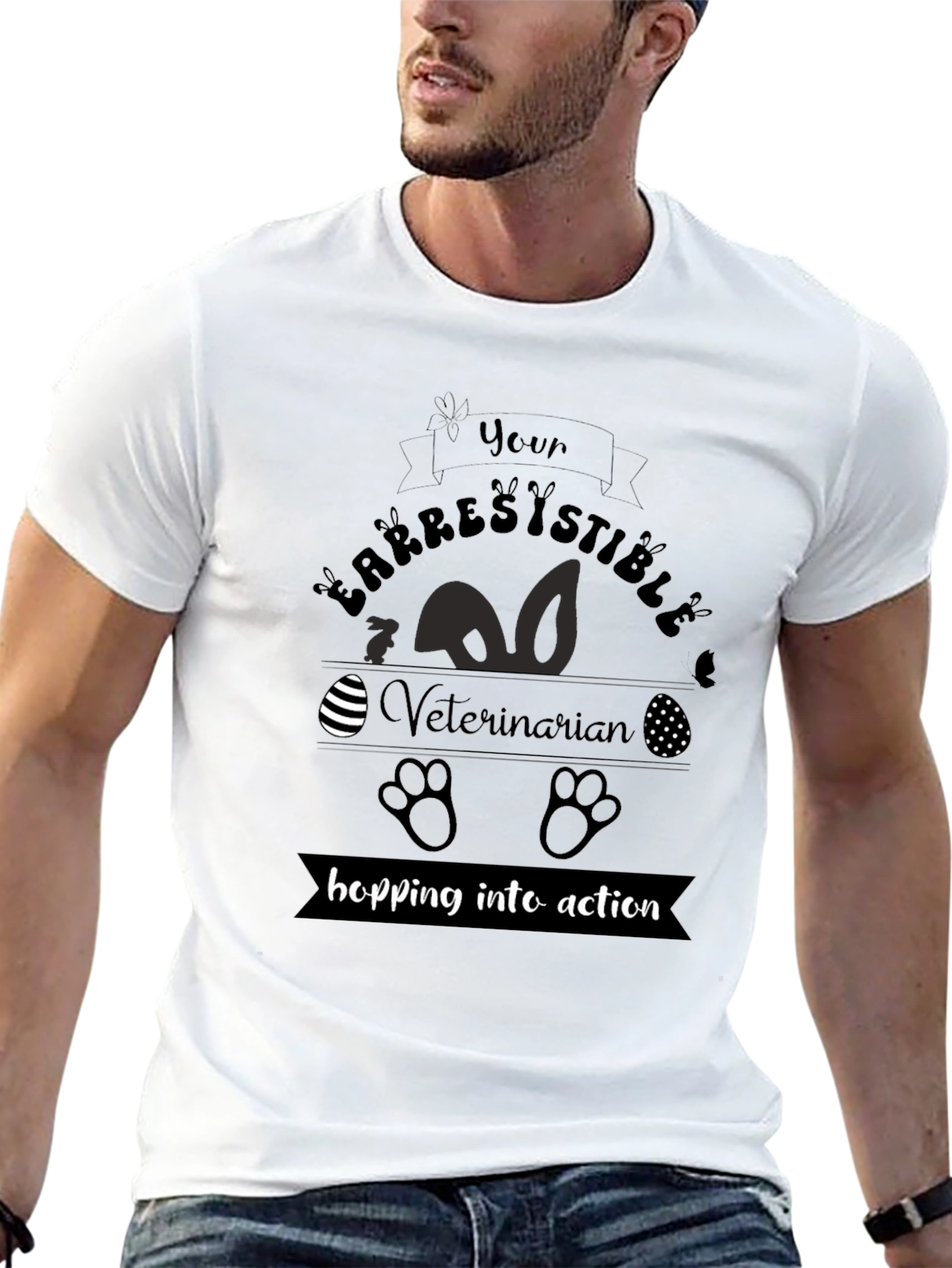Irresistible Veterinarian Easter T-Shirt