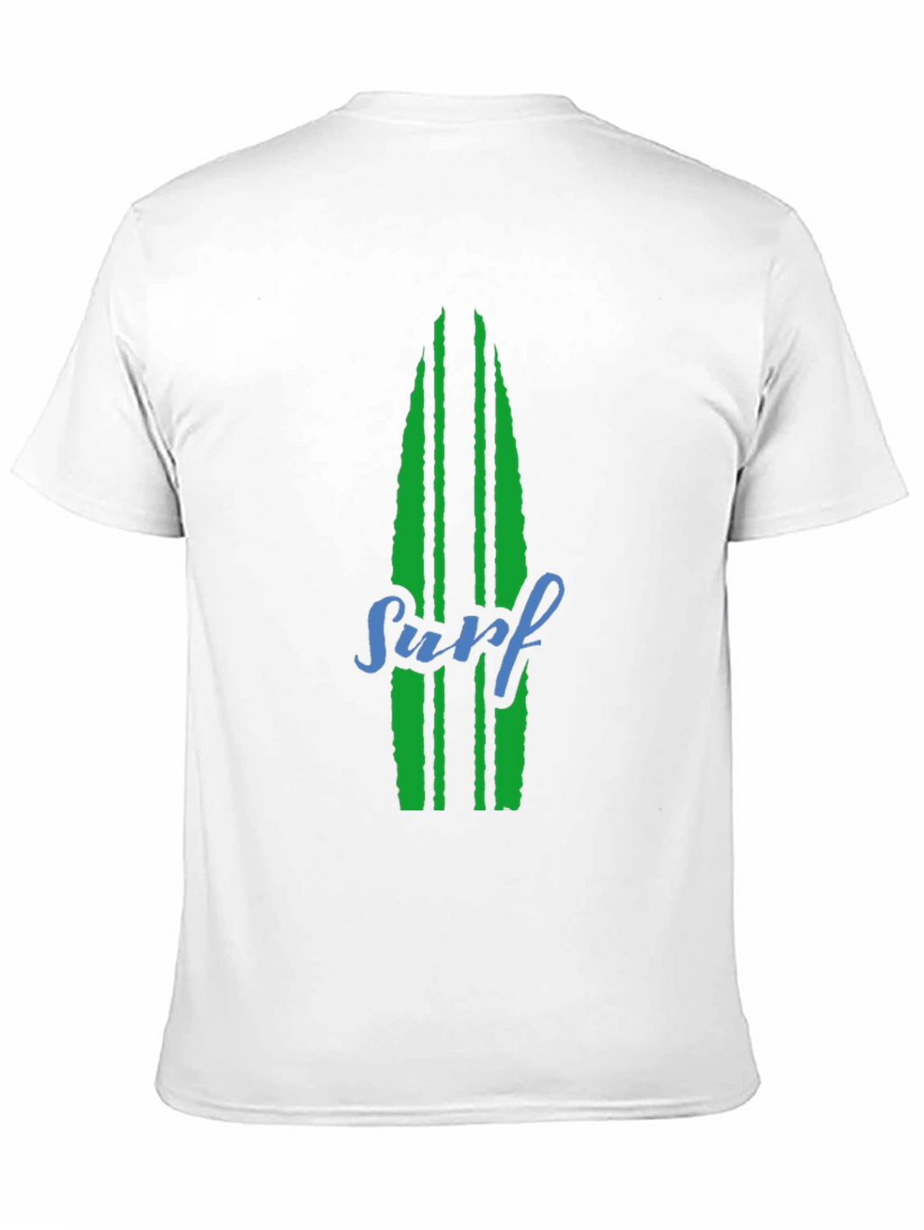 Surfboard Graphic Tee - Black Cotton T-Shirt