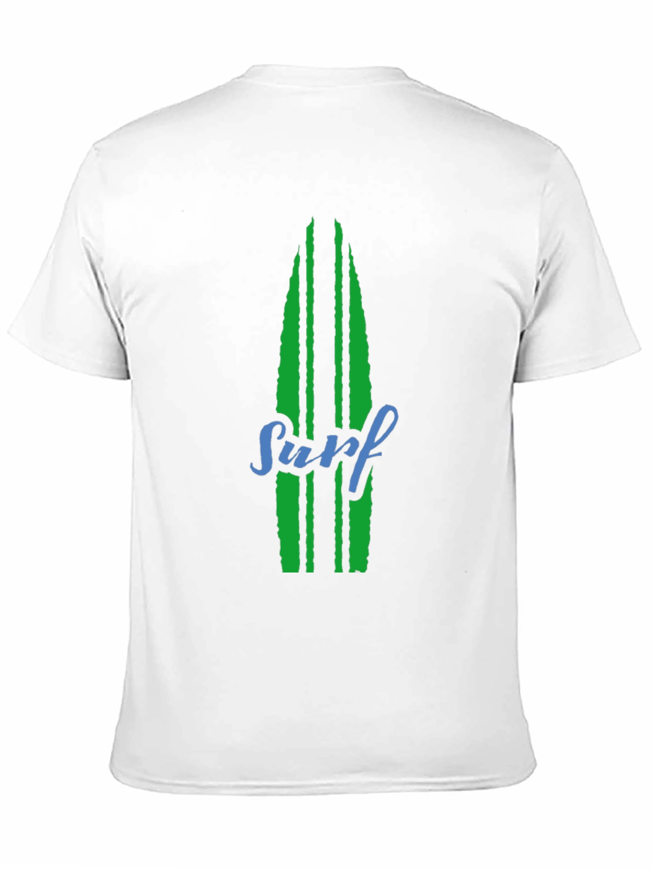 Surfboard Graphic Tee - Black Cotton T-Shirt
