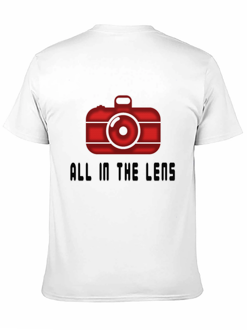 All In The Lens Graphic Black T-Shirt
