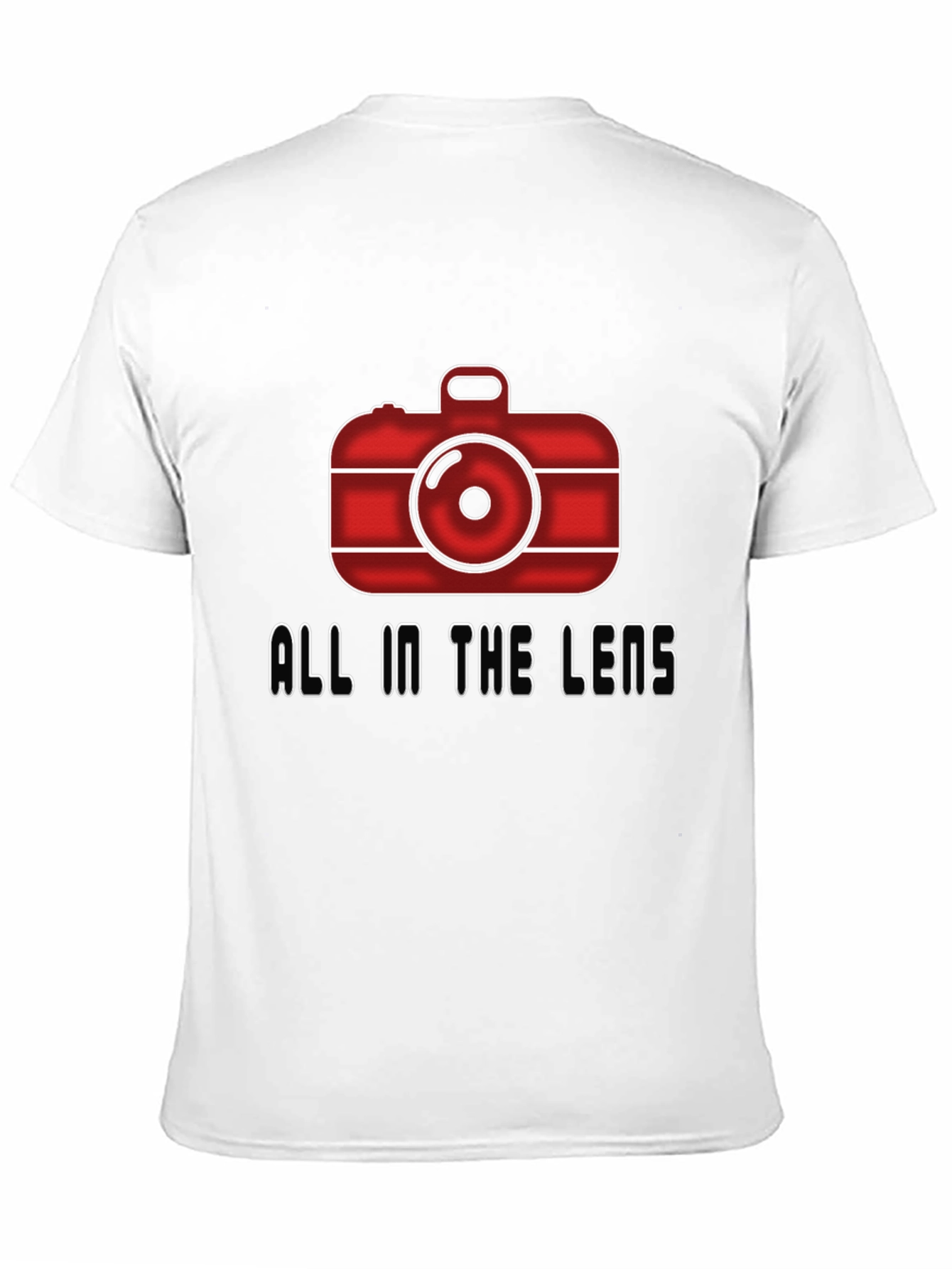 All In The Lens Graphic Black T-Shirt