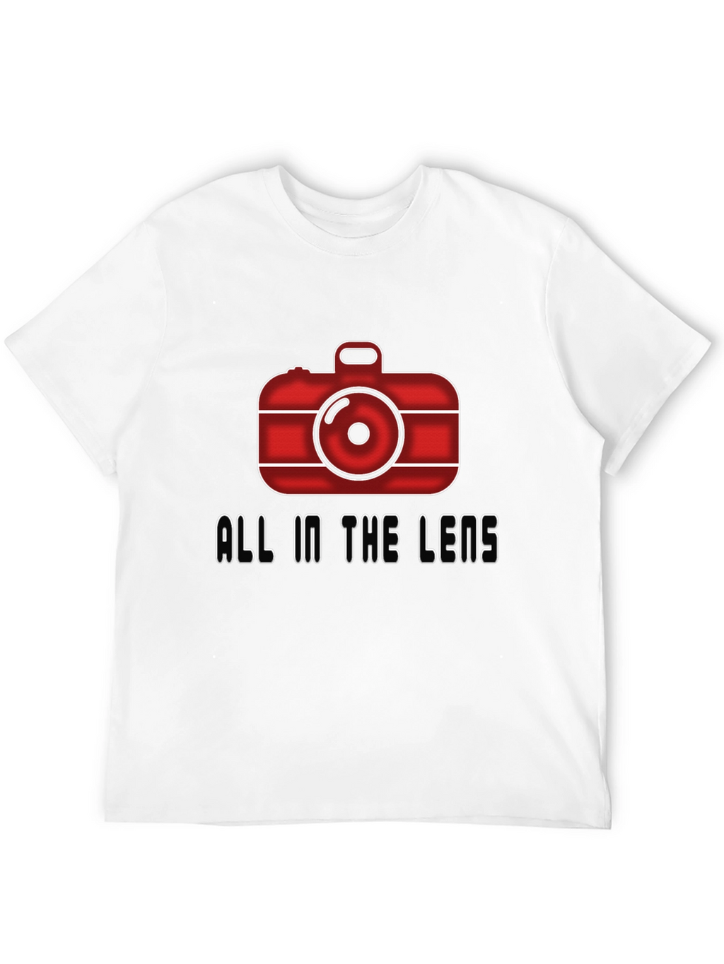 All In The Lens Graphic Black T-Shirt
