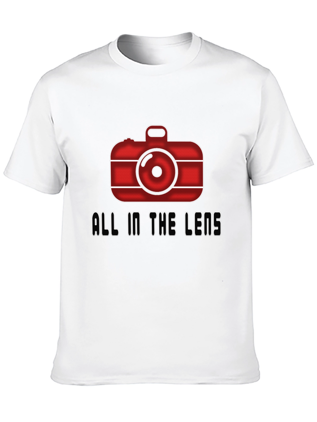 All In The Lens Graphic Black T-Shirt
