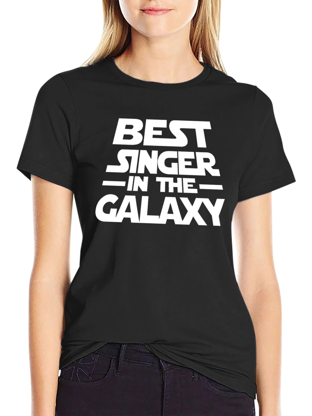 Best Singer in the Galaxy Black T-Shirt