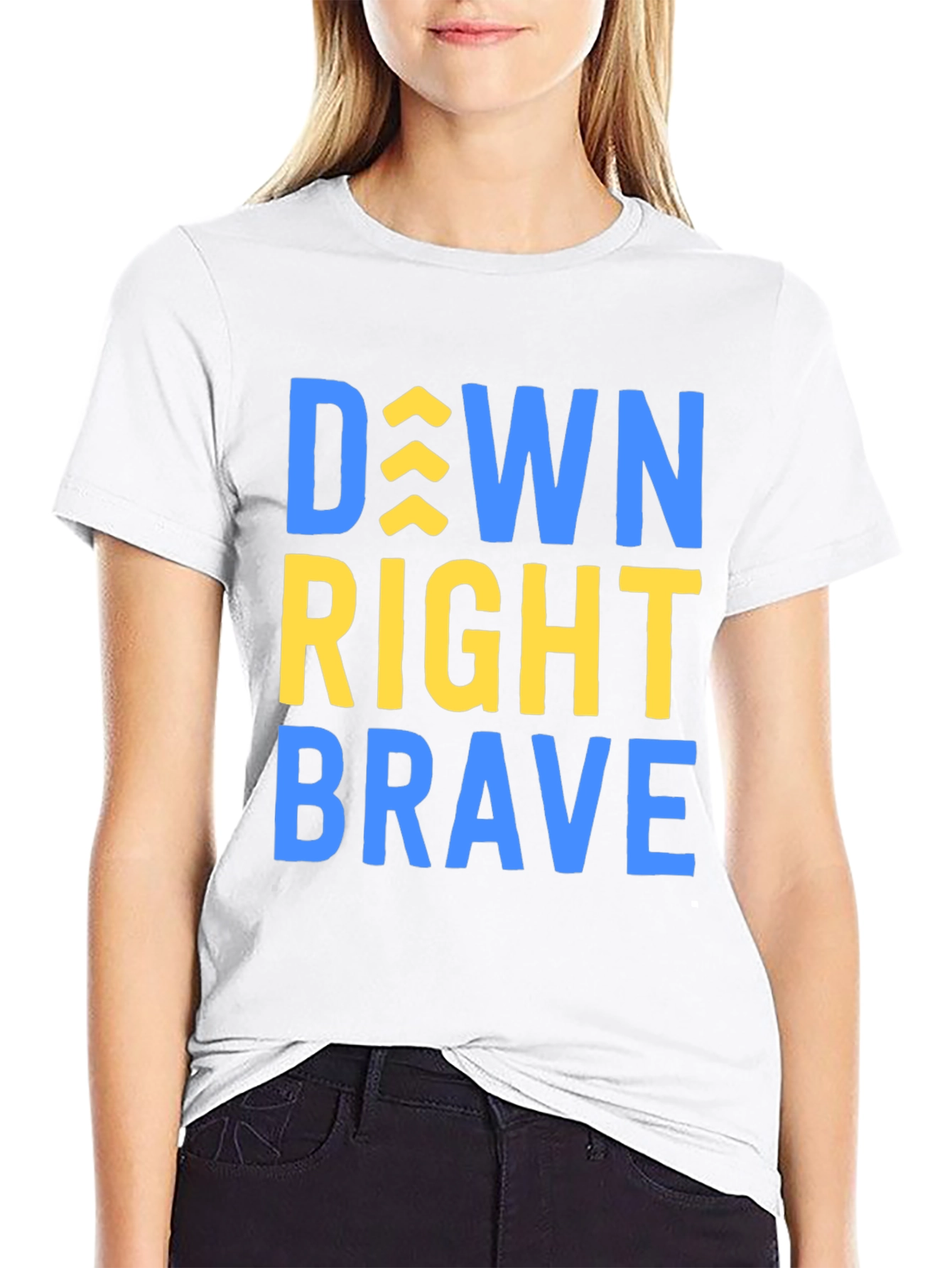 Down Right Brave T-Shirt - Inspirational Tee