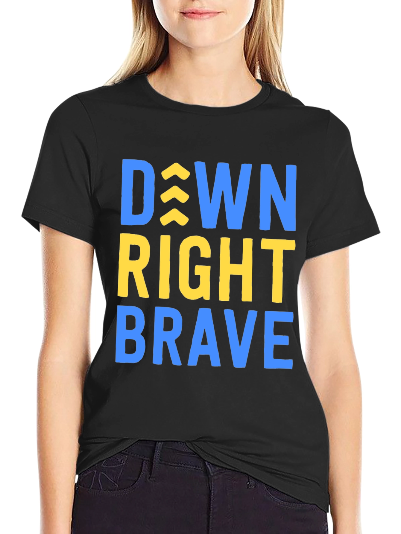 Down Right Brave T-Shirt - Inspirational Tee